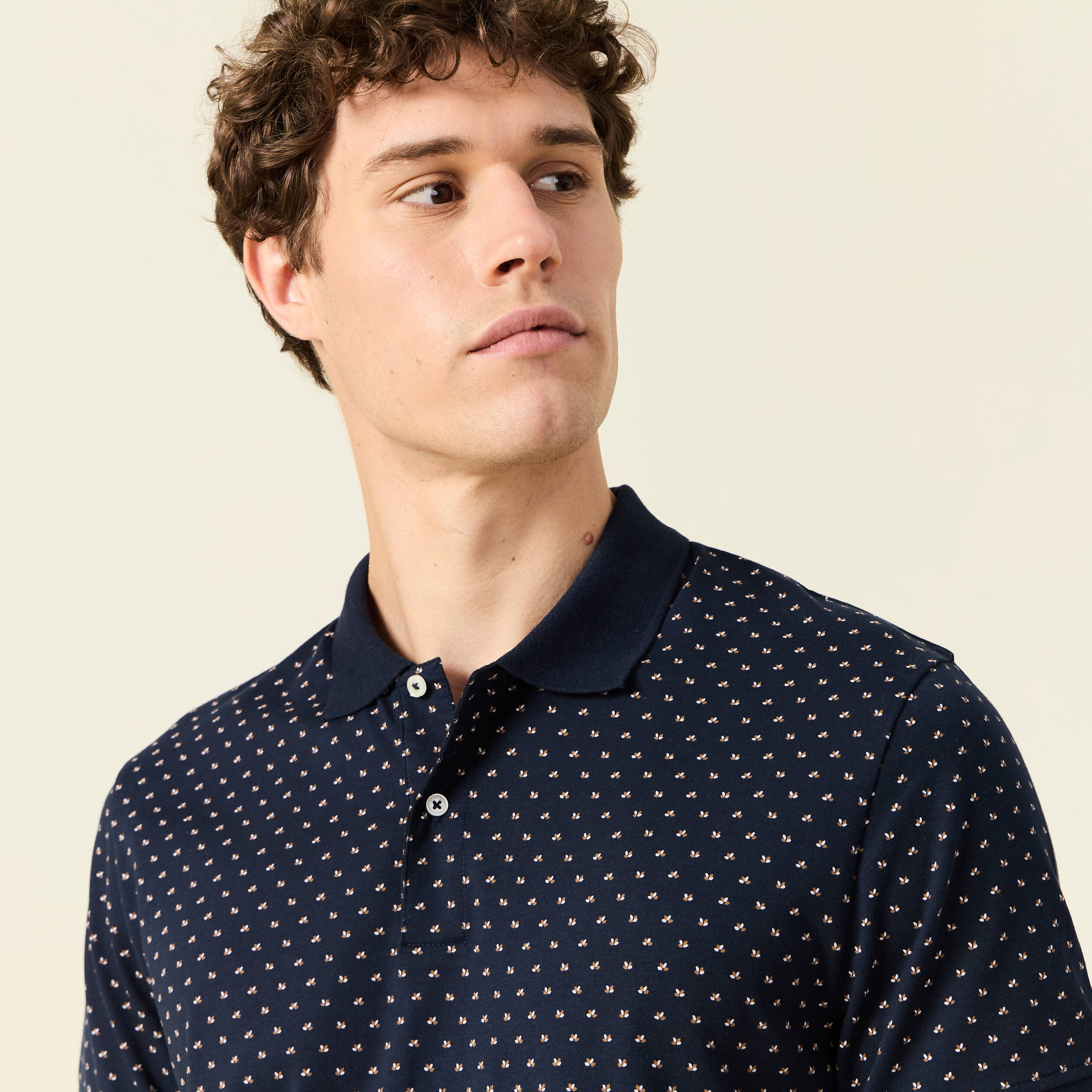 polo eco responsable bleu marine homme Polo éco-responsable bleu marine homme