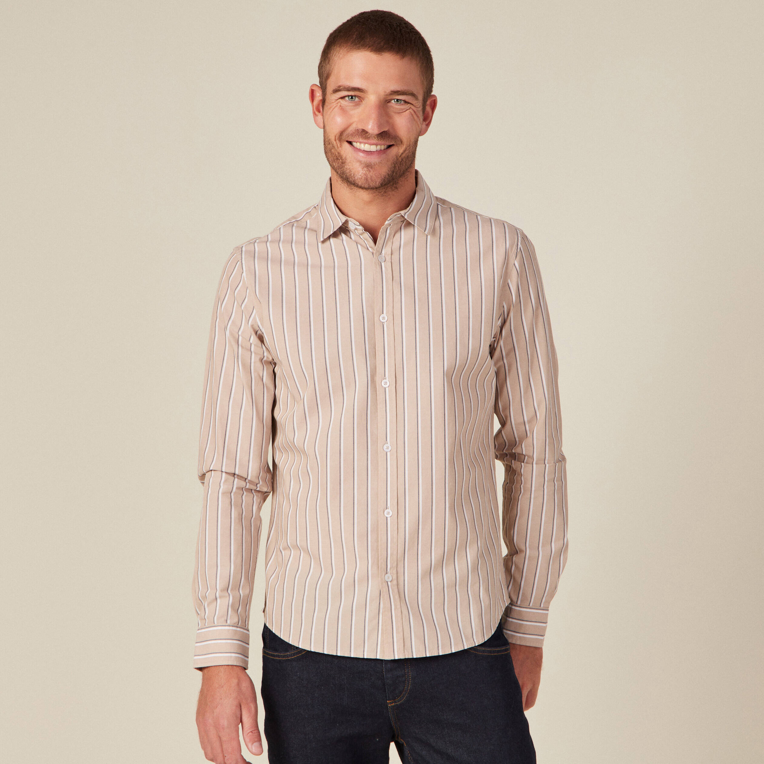 Chemise Rugby Cotton Traders - 3 Lions - Manches Longues - Taille M - Parfait état