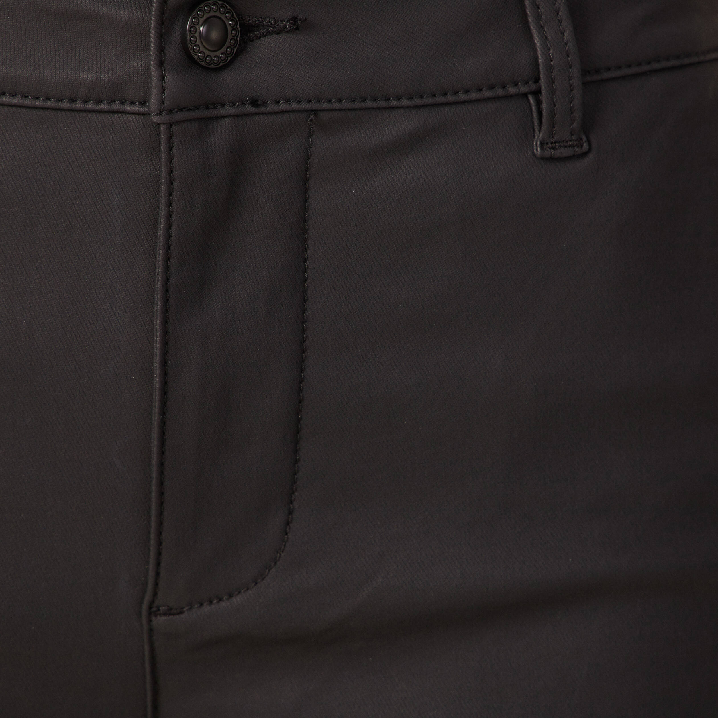 jeans cargo 78eme enduit denim noir enduit femme Jeans cargo 7/8ème enduit denim noir enduit femme