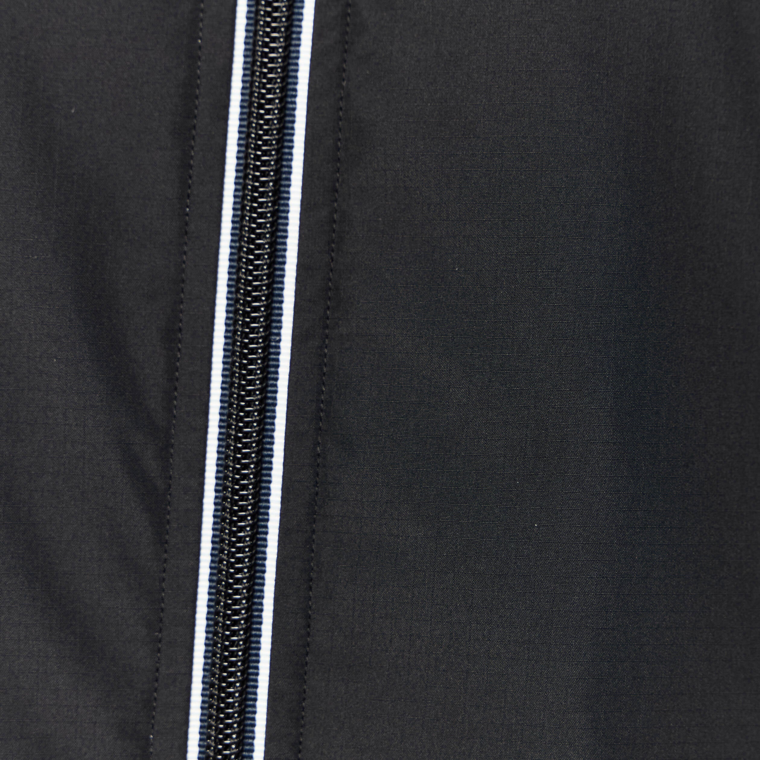 Parka longue droite &agrave; capuche noir homme