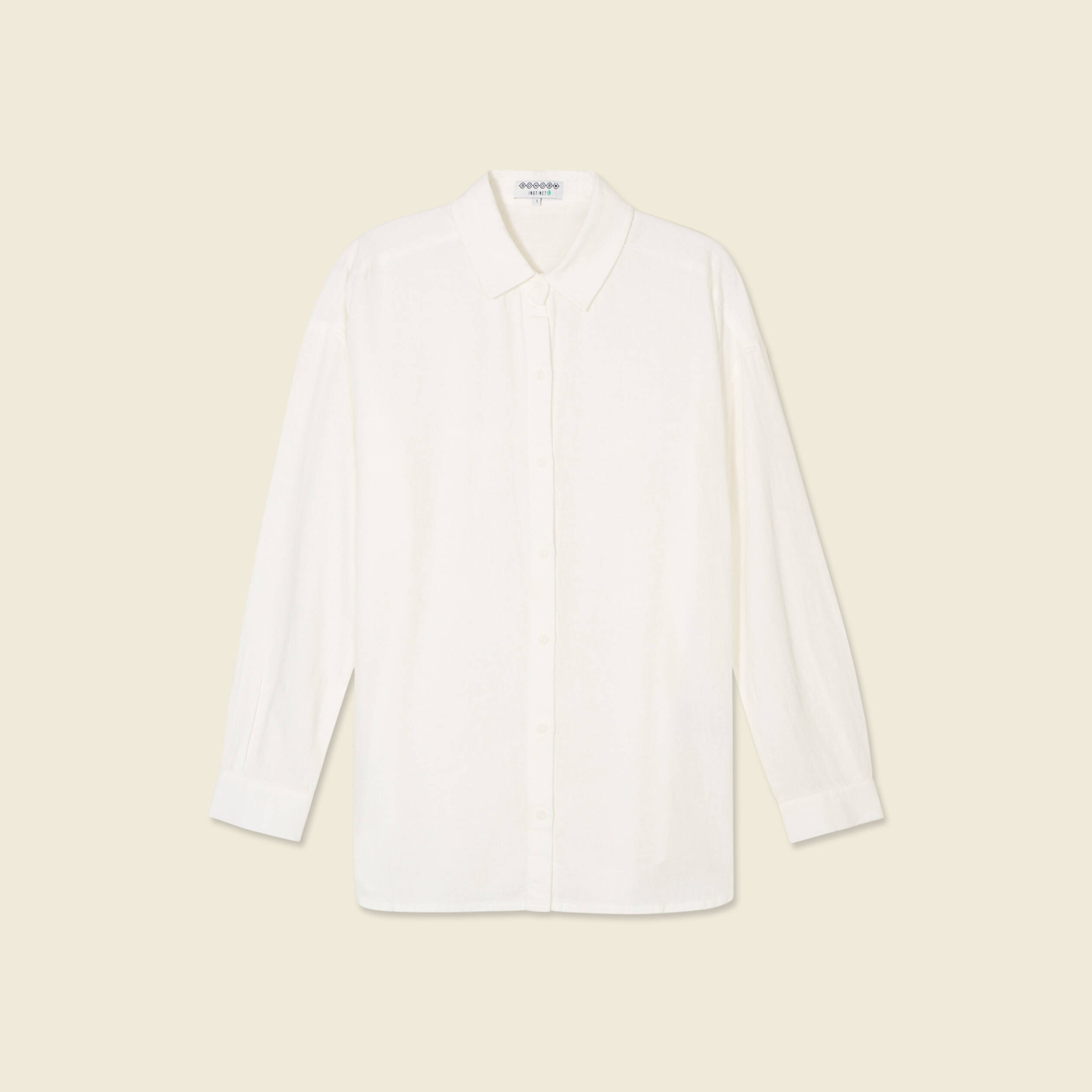 chemise manches longues ecru femme Chemise manches longues ecru femme