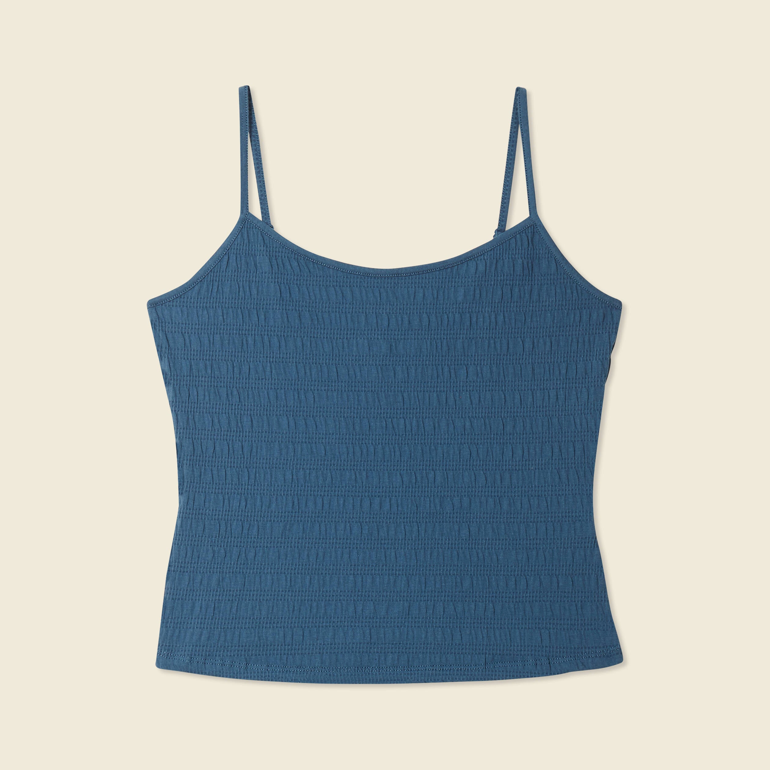 D&eacute;bardeur bretelles fines bleu gris femme