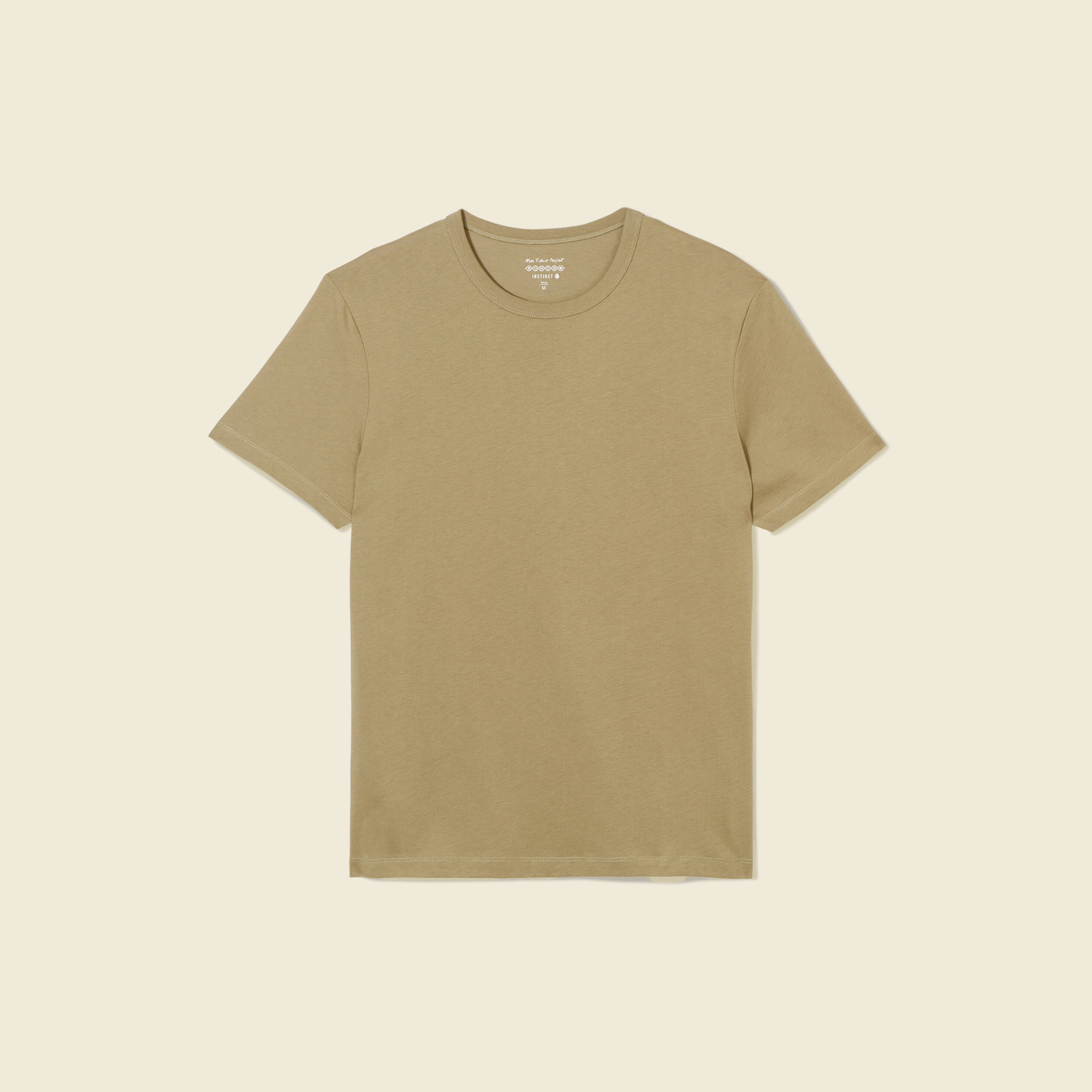 Tee shirt sales vert kaki homme