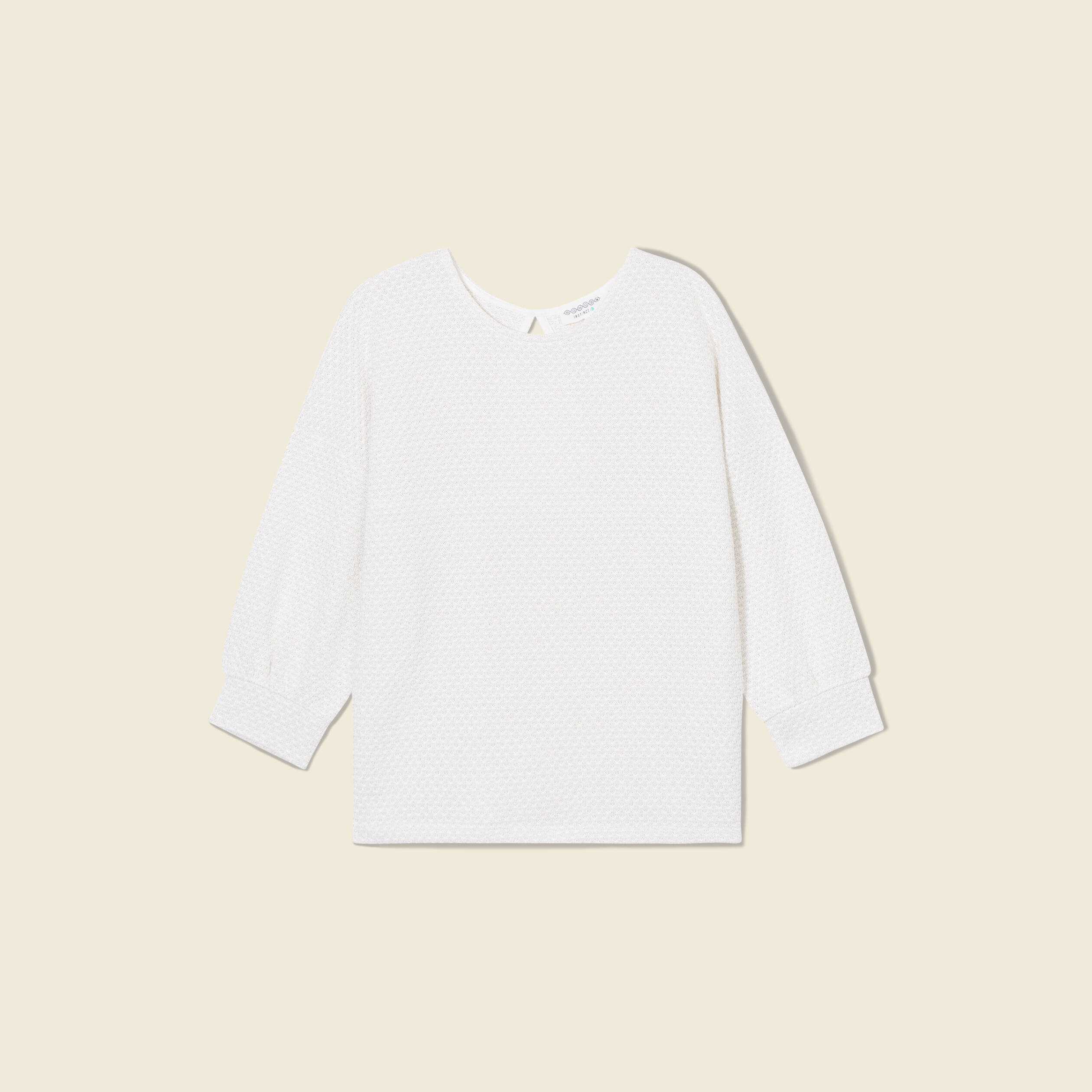 t shirt eco responsable ecru femme T-shirt éco-responsable ecru femme