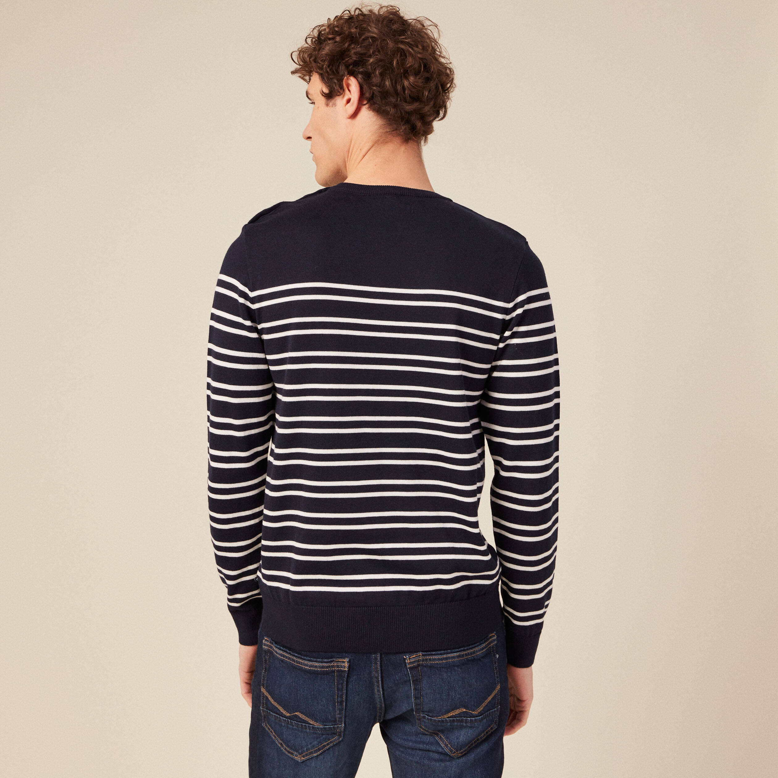 pull manches longues bleu marine homme Pull manches longues bleu marine homme