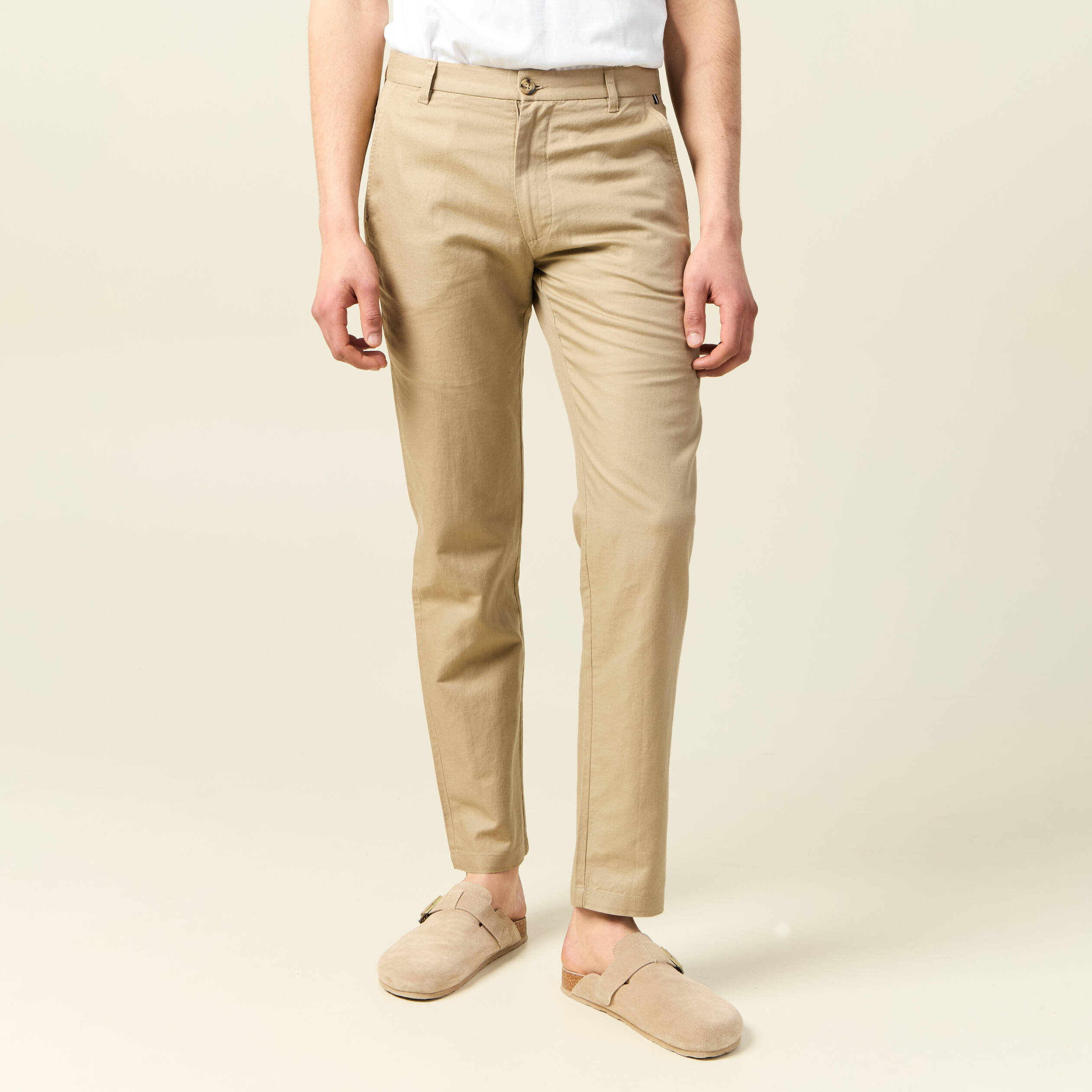pantalon chino taupe homme Pantalon chino taupe homme