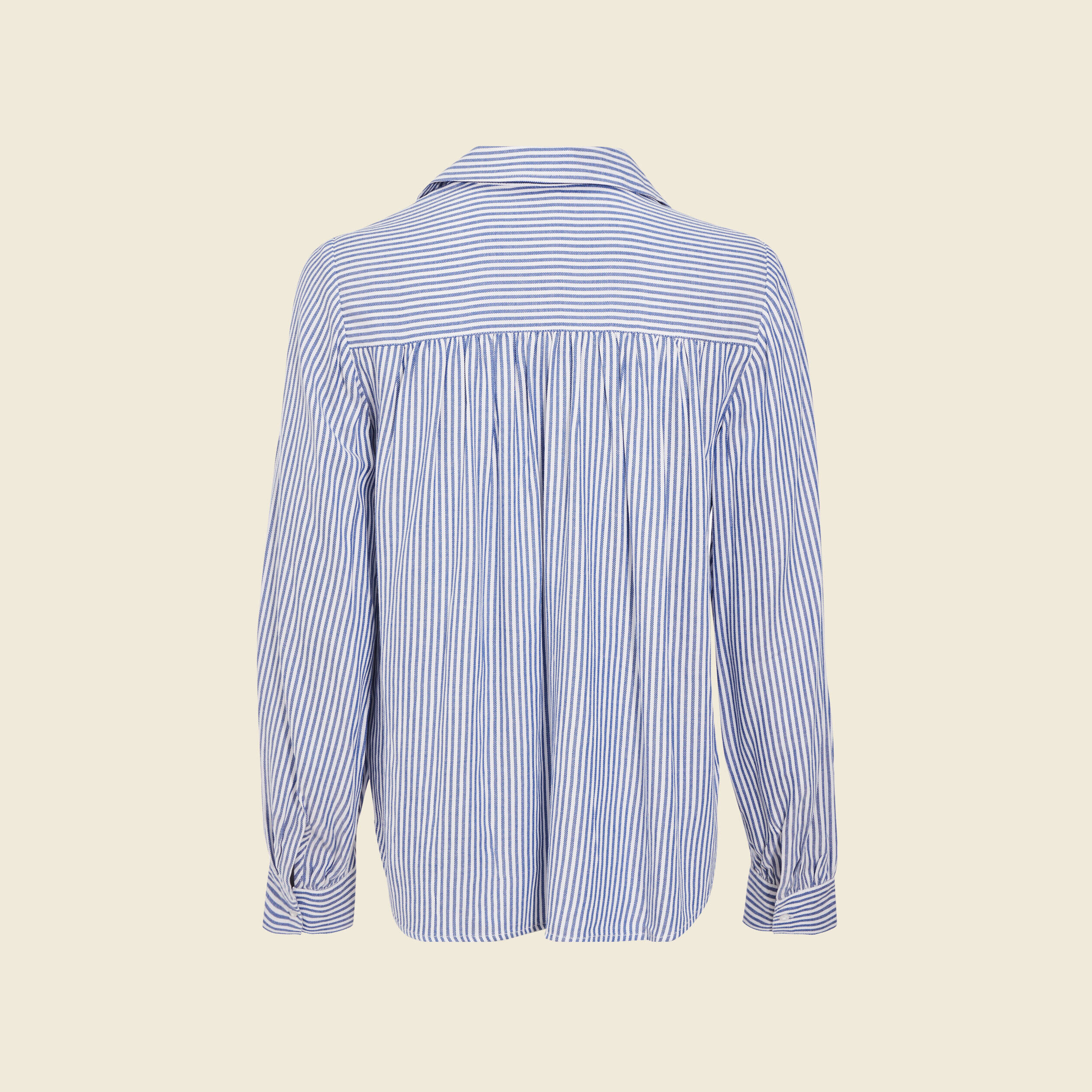 Blouse manches longues ecru femme