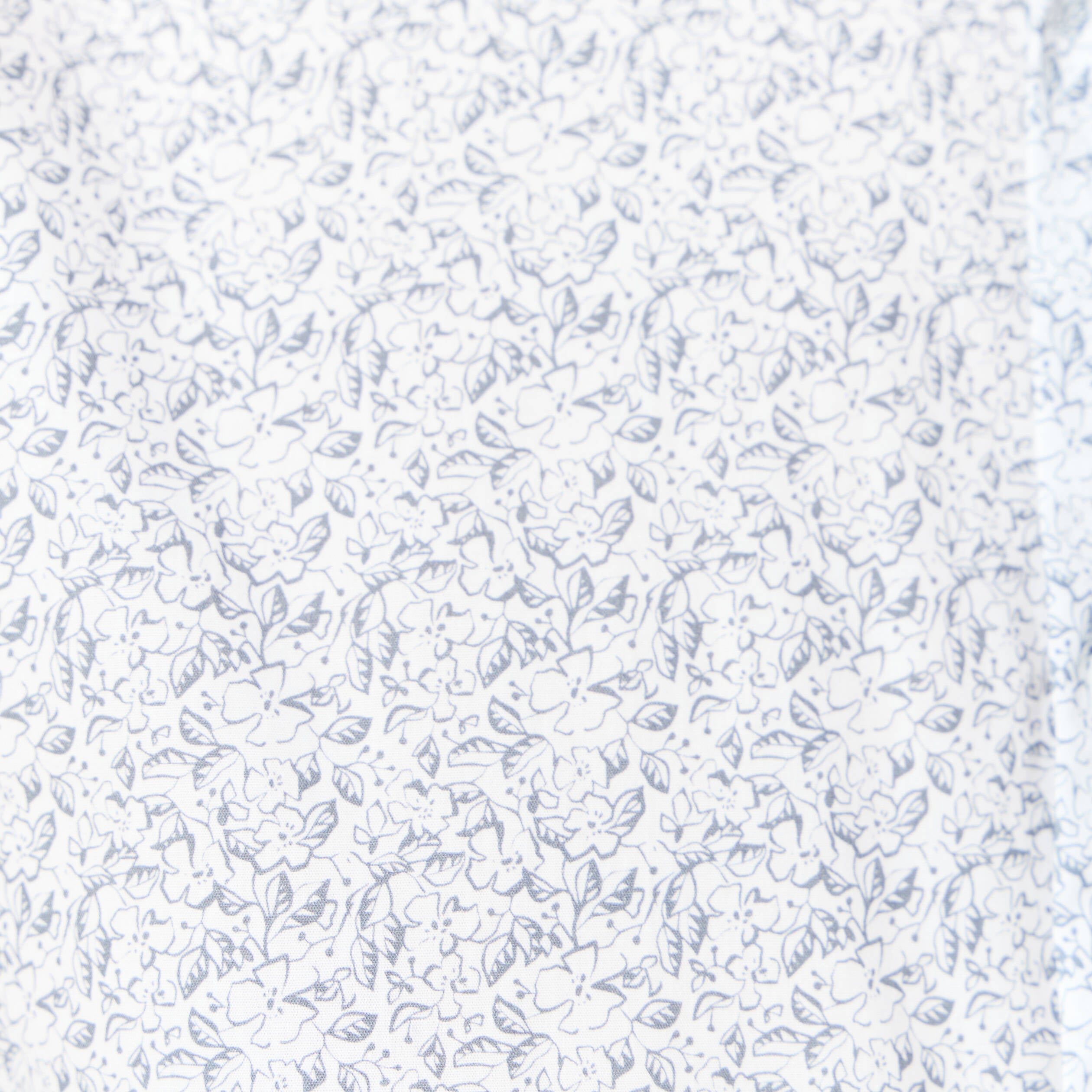 Chemise cintr&eacute;e en coton manches longues gris homme