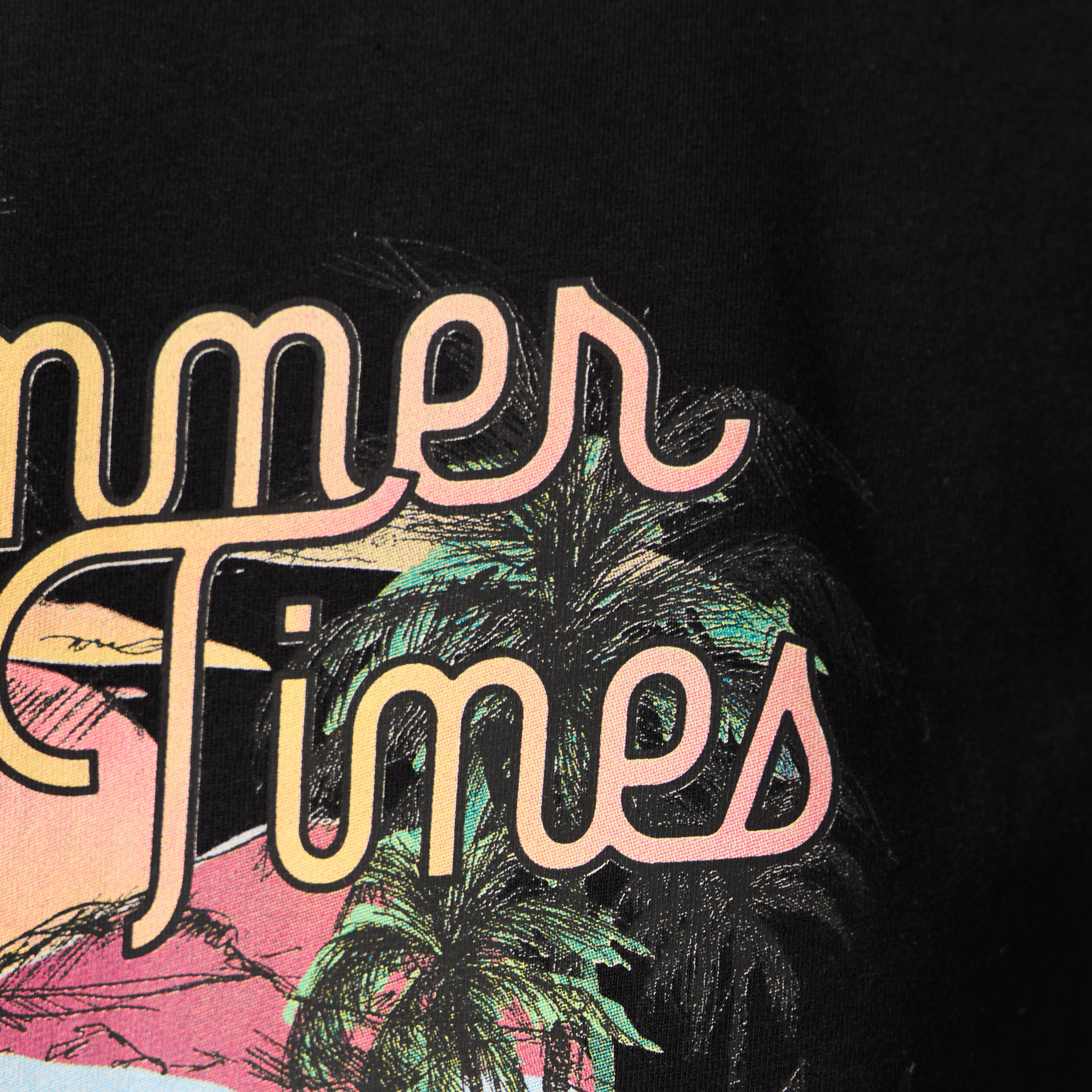 T-shirt manches courtes noir femme