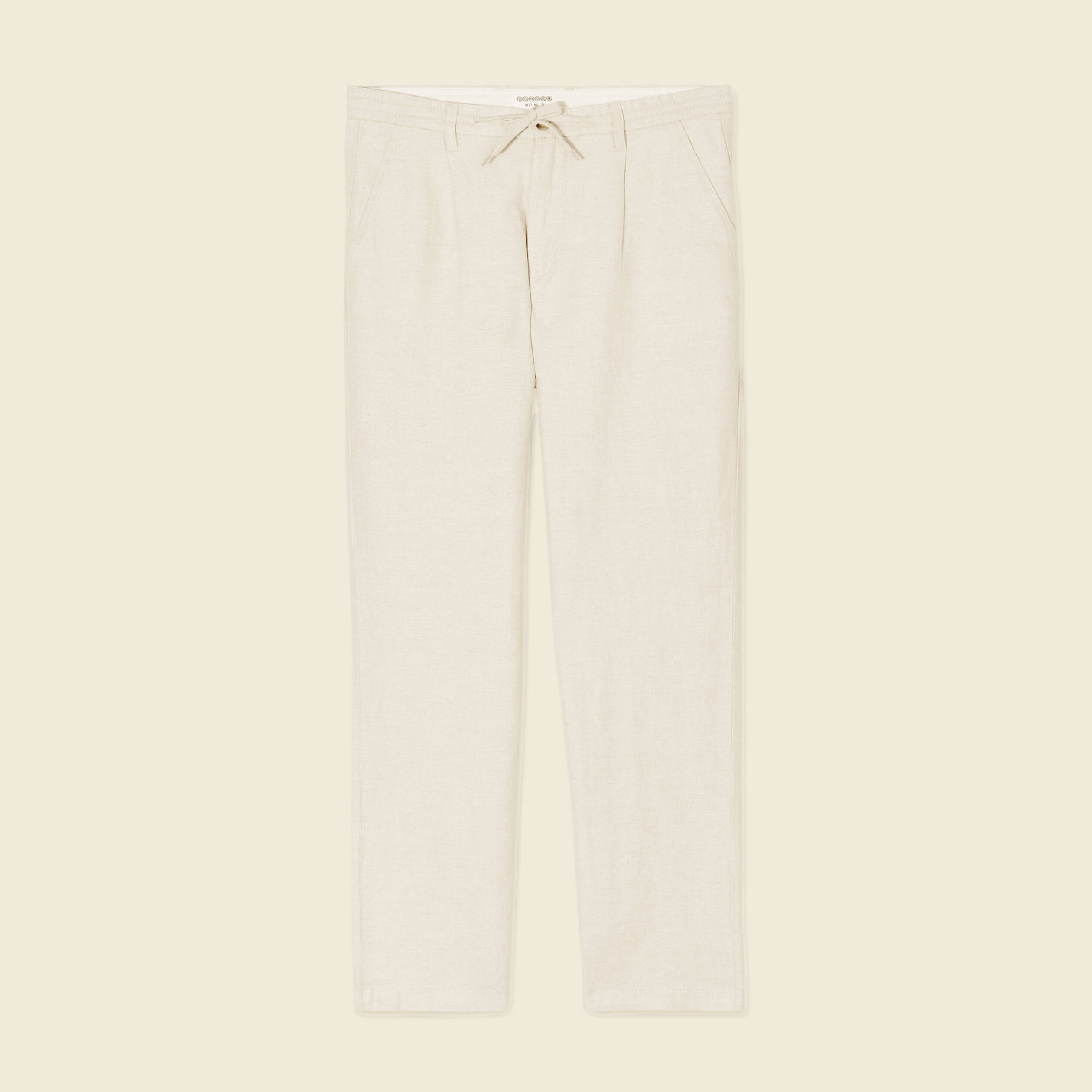 pantalon chino straight beige homme Pantalon chino straight beige homme