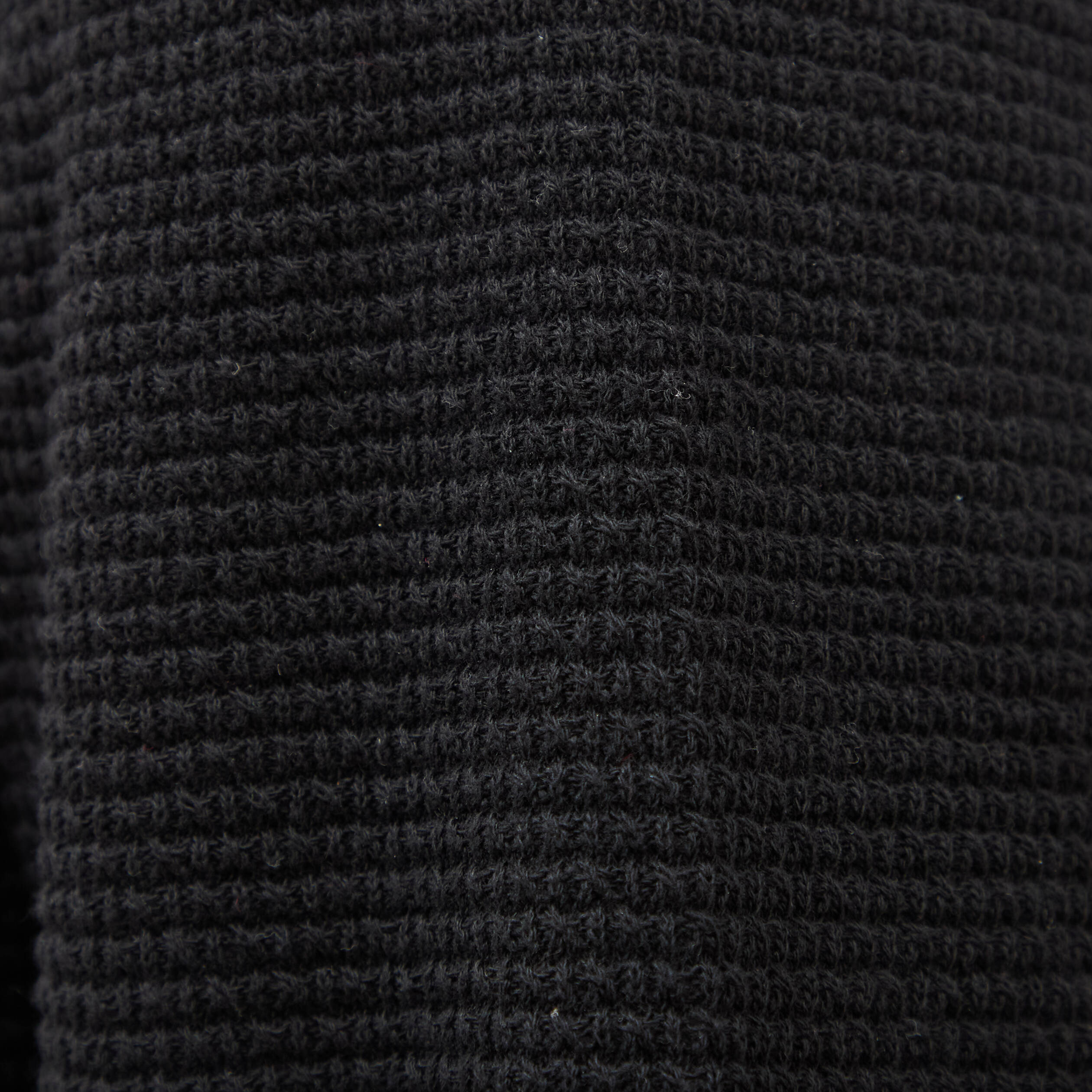 Pull col rond noir homme