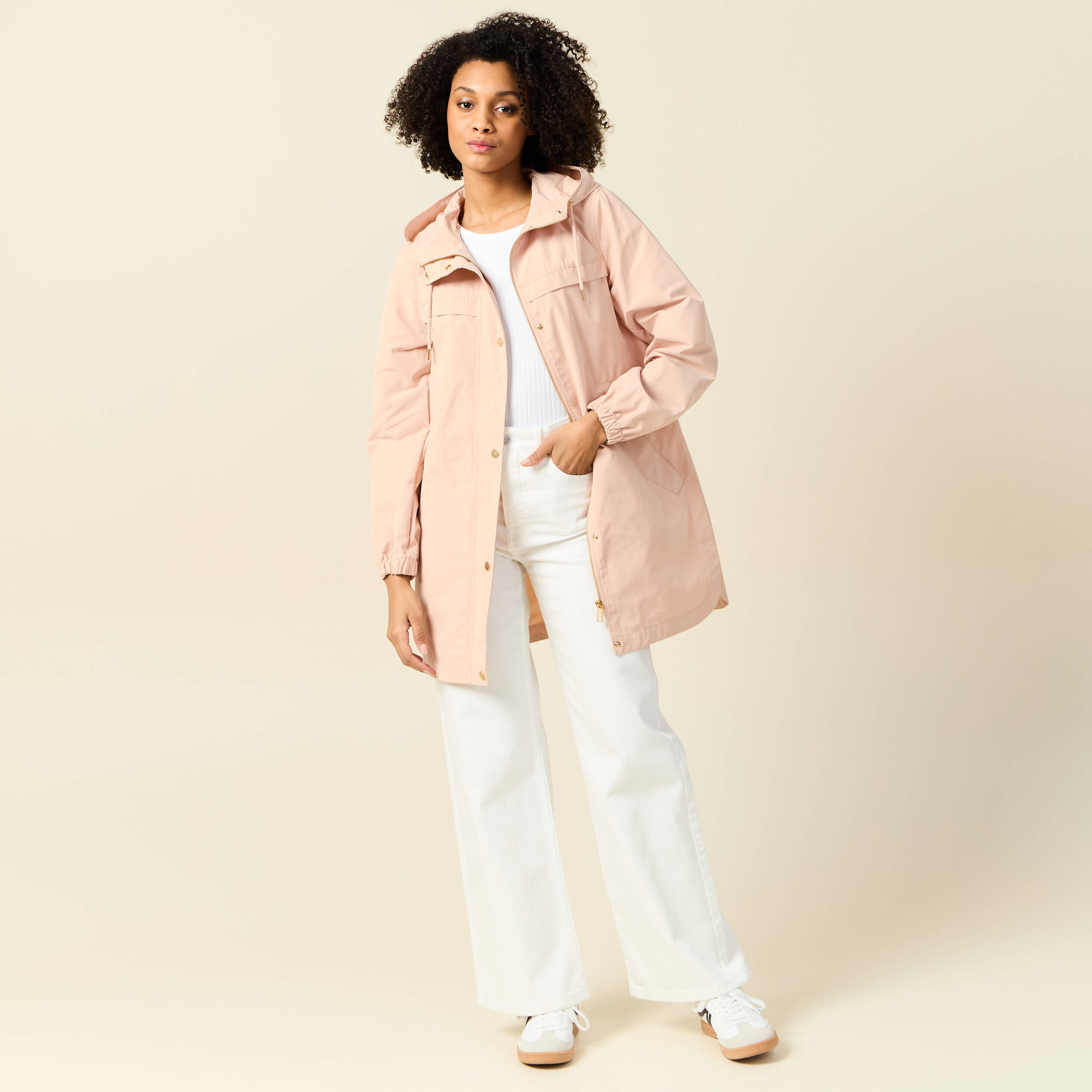 jeans large eco responsable denim blanc femme Jeans large éco-responsable denim blanc femme