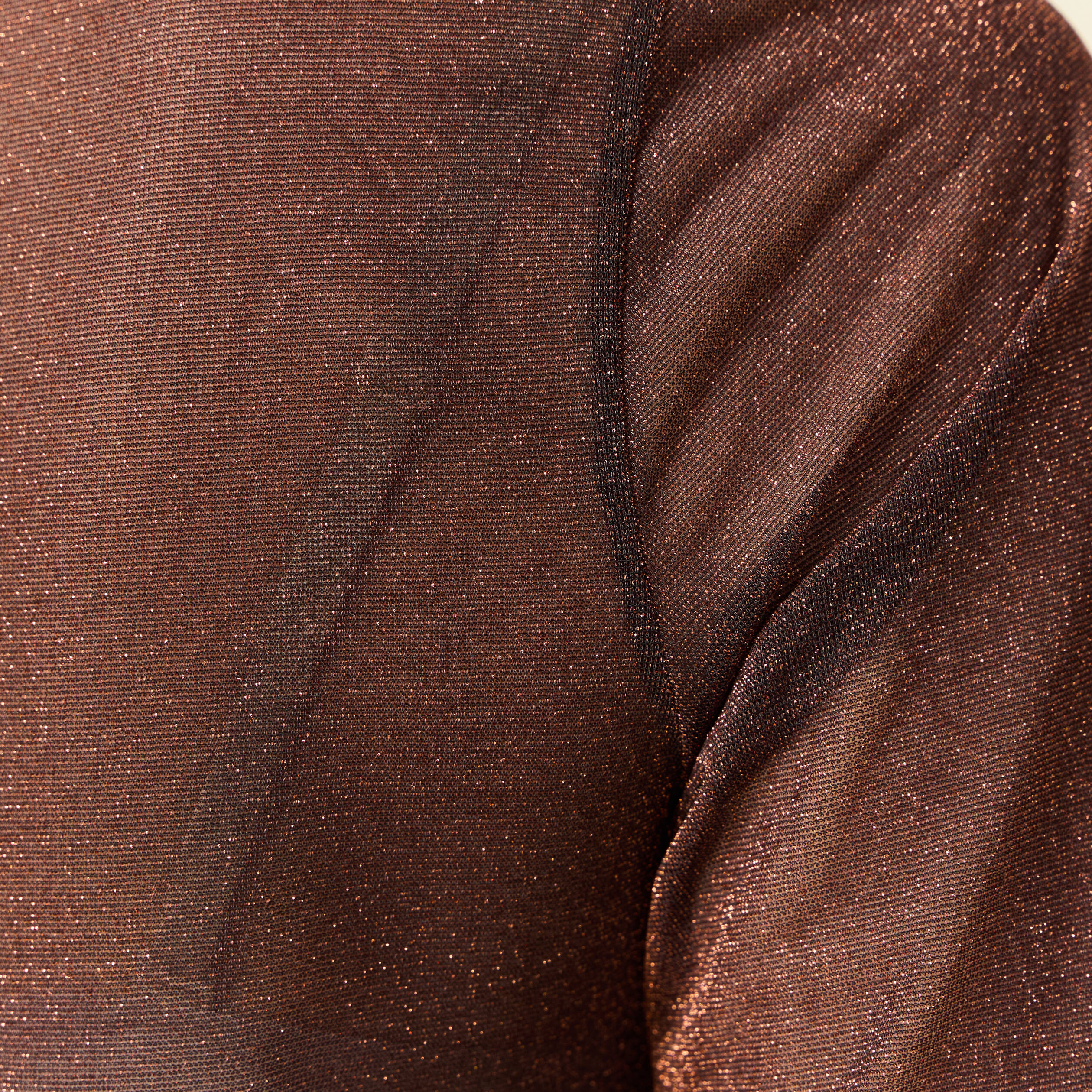 t shirt manches longues marron cognac femme T-shirt manches longues marron cognac femme