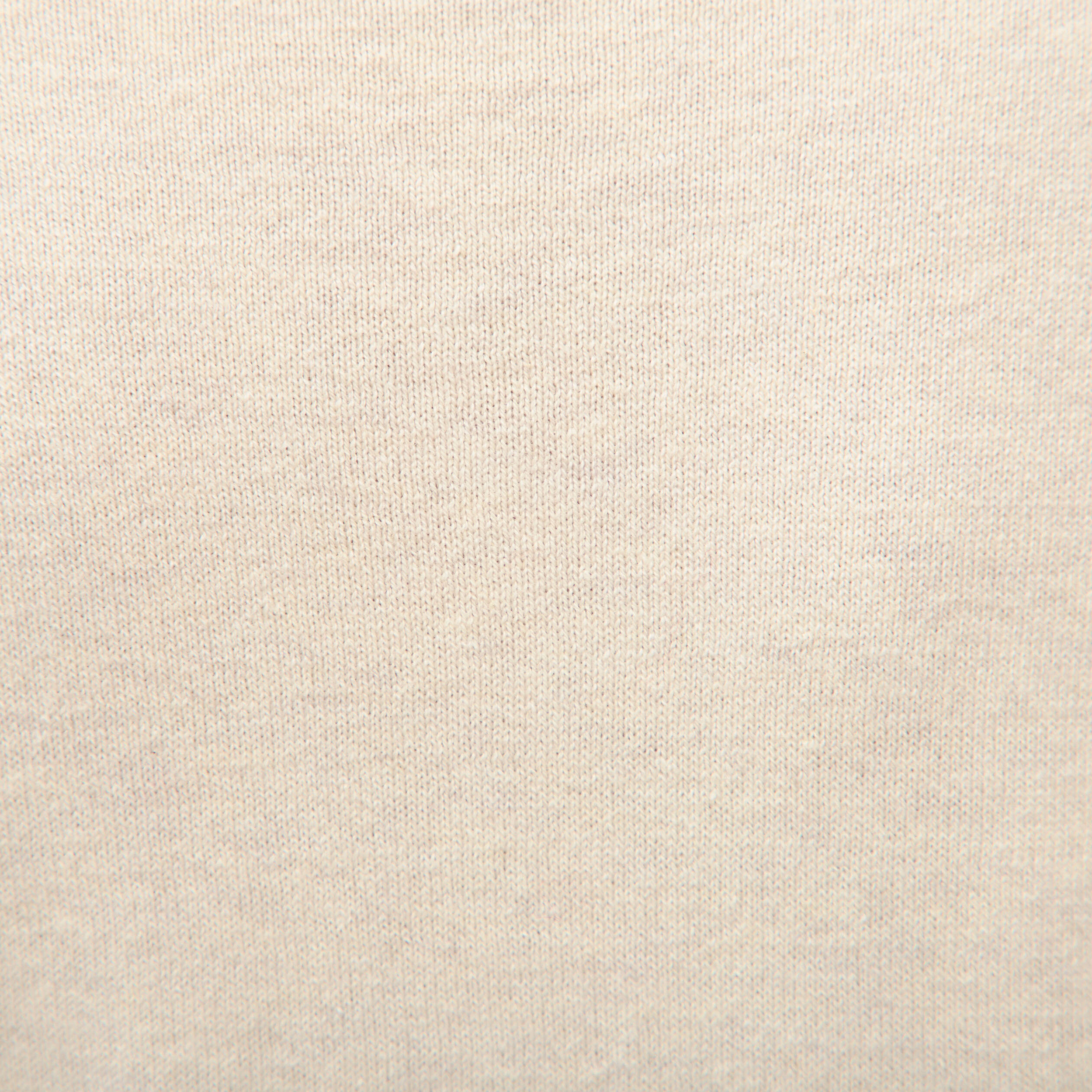 Pull droit col rond manches longues creme femme