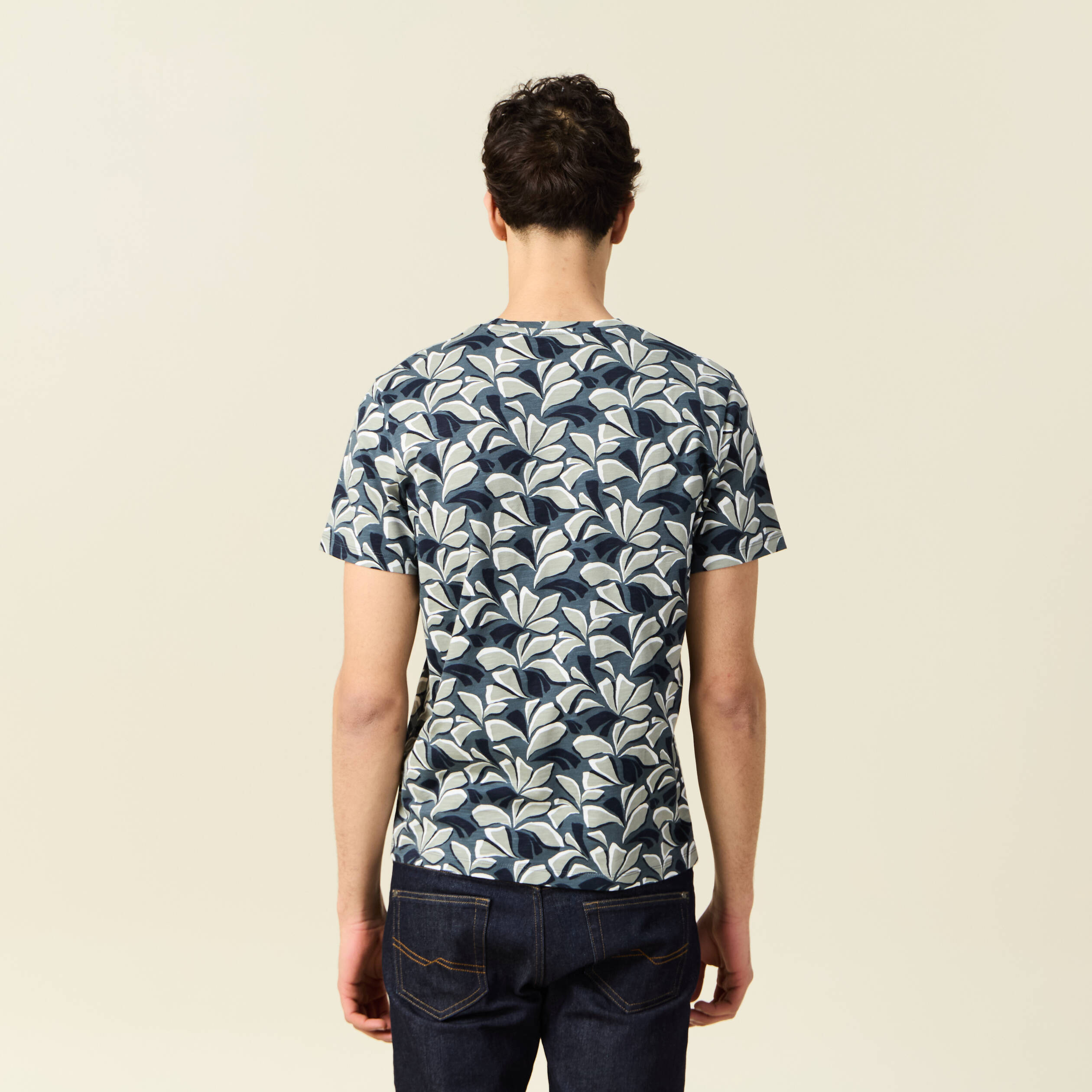 t shirt manches courtes bleu homme T-shirt manches courtes bleu homme