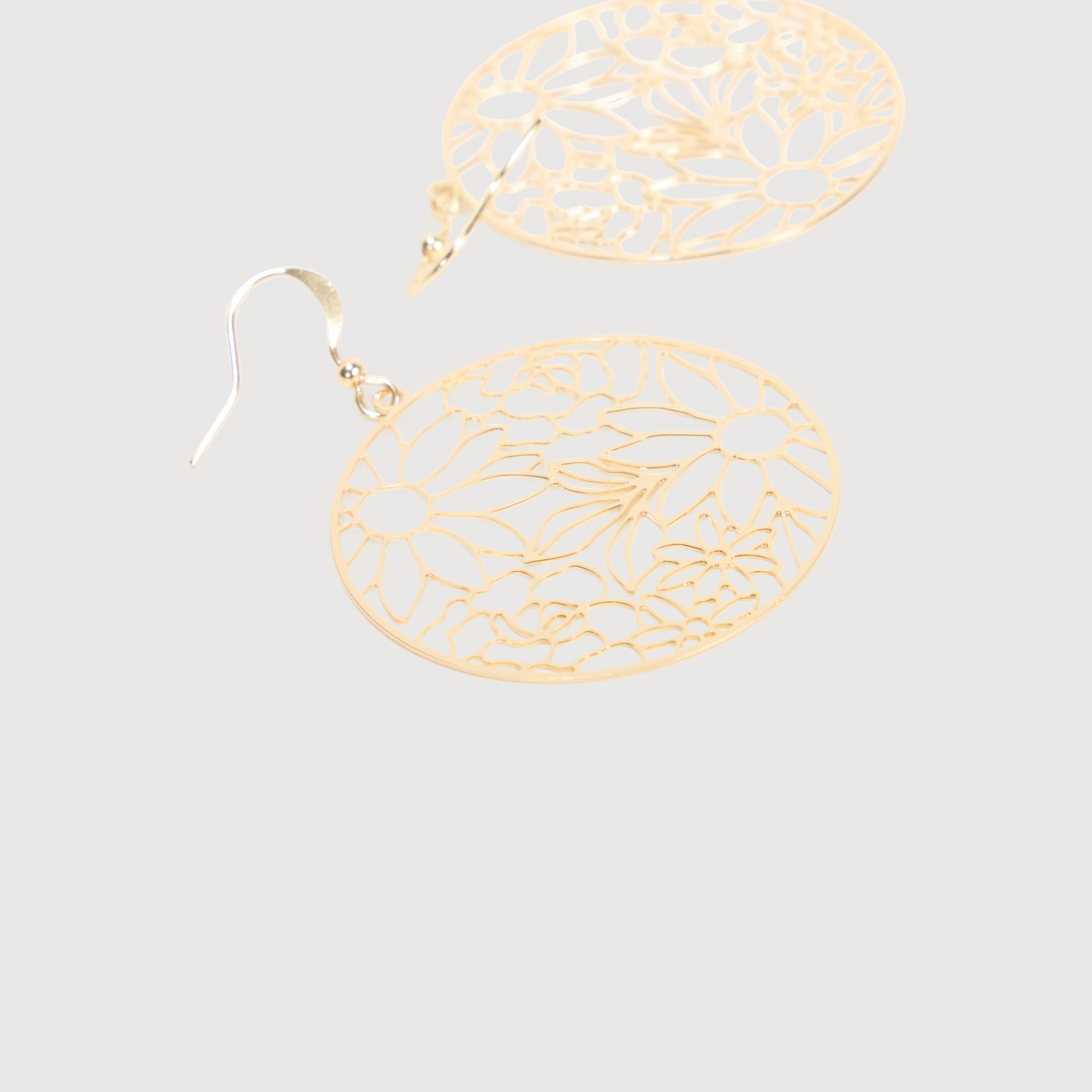 Boucles d'oreilles couleur or femme