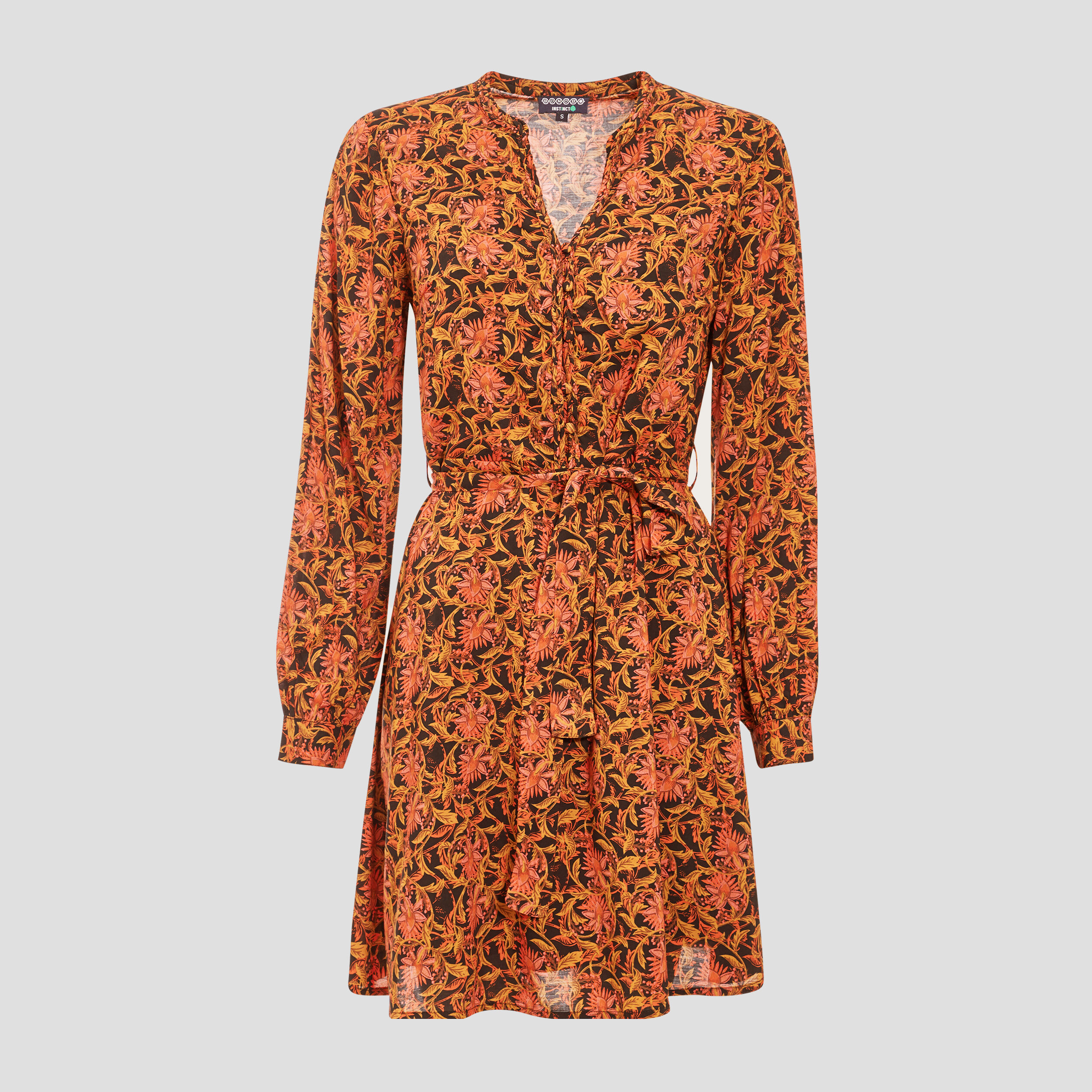 Robe droite éco-responsable noir femme