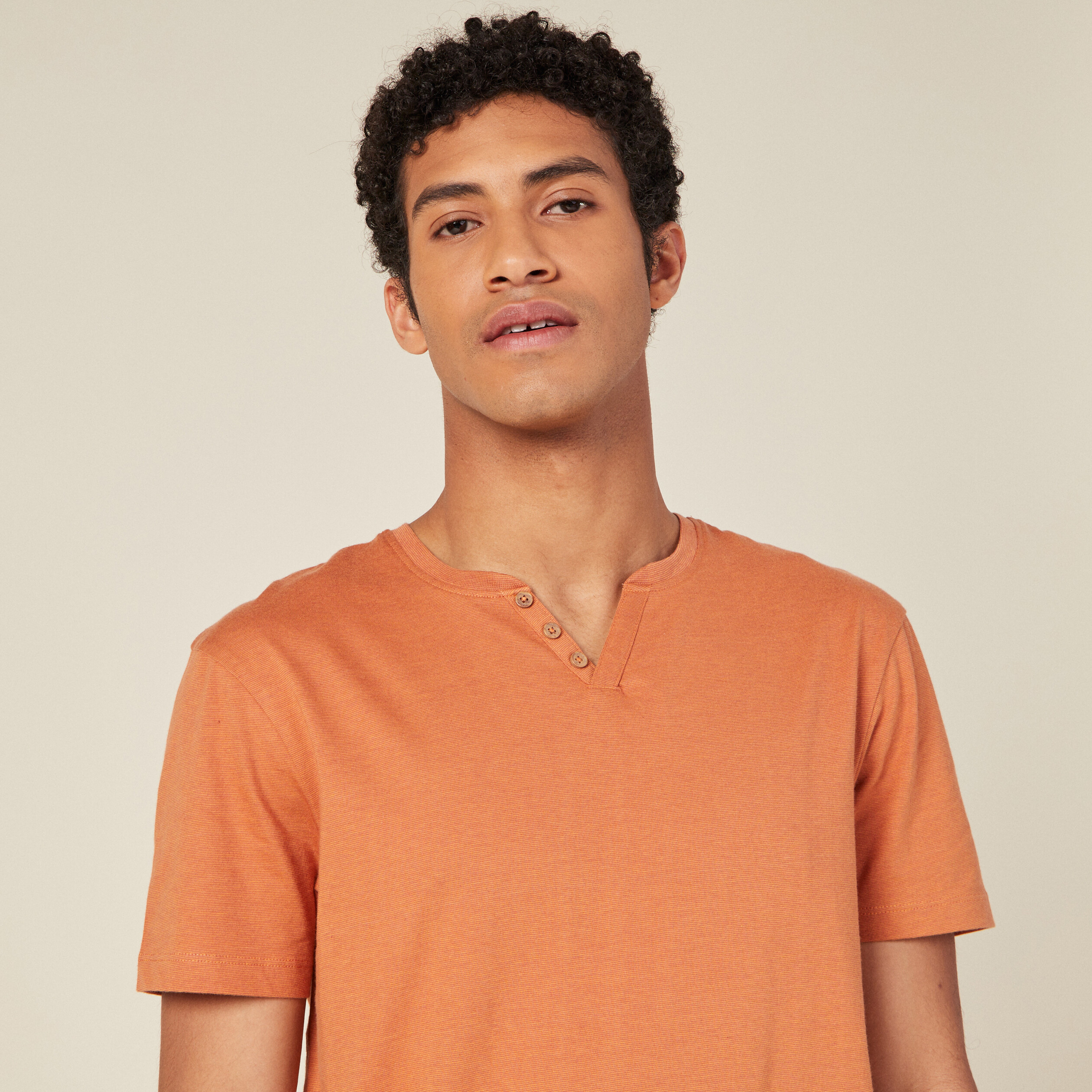 T-shirt éco-responsable rouge homme