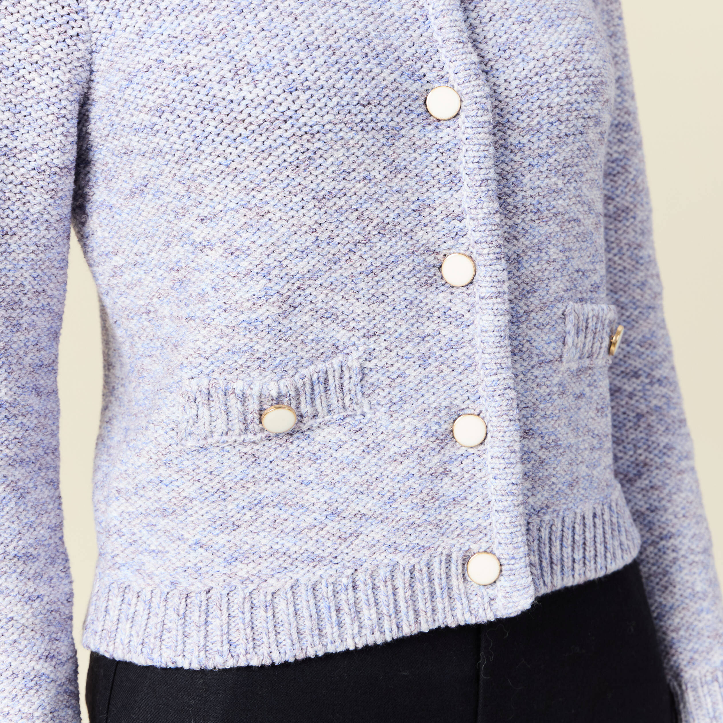 gilet eco responsable bleu marine femme Gilet éco-responsable bleu marine femme