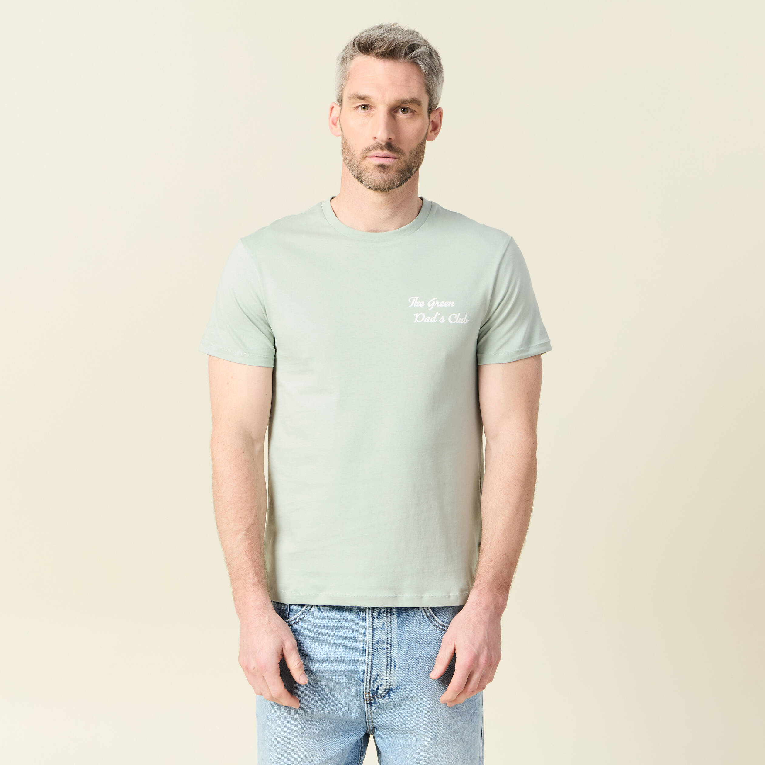 T-shirt manches courtes vert clair homme