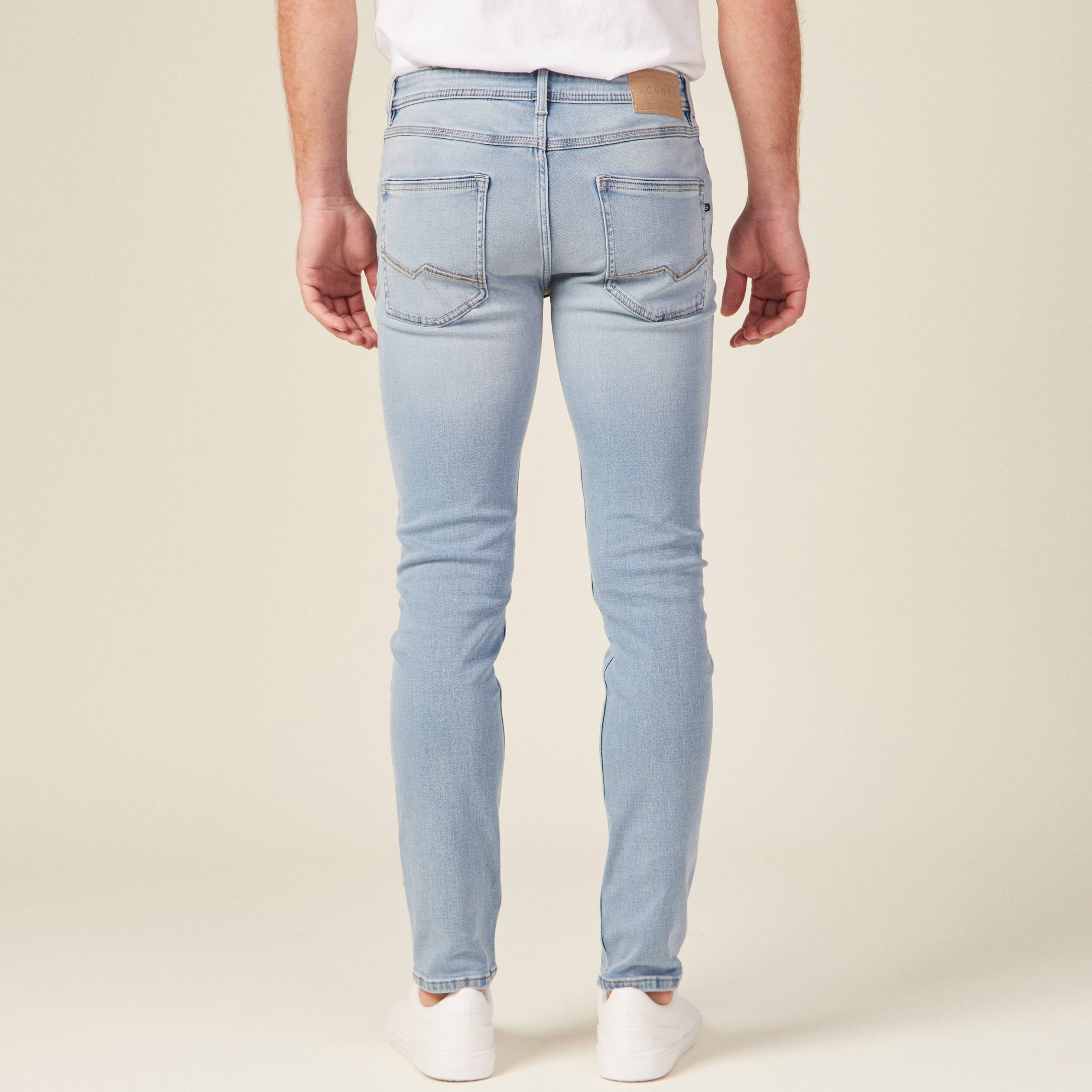 jeans slim ultra stretch denim bleach homme Jeans slim ultra stretch denim bleach homme