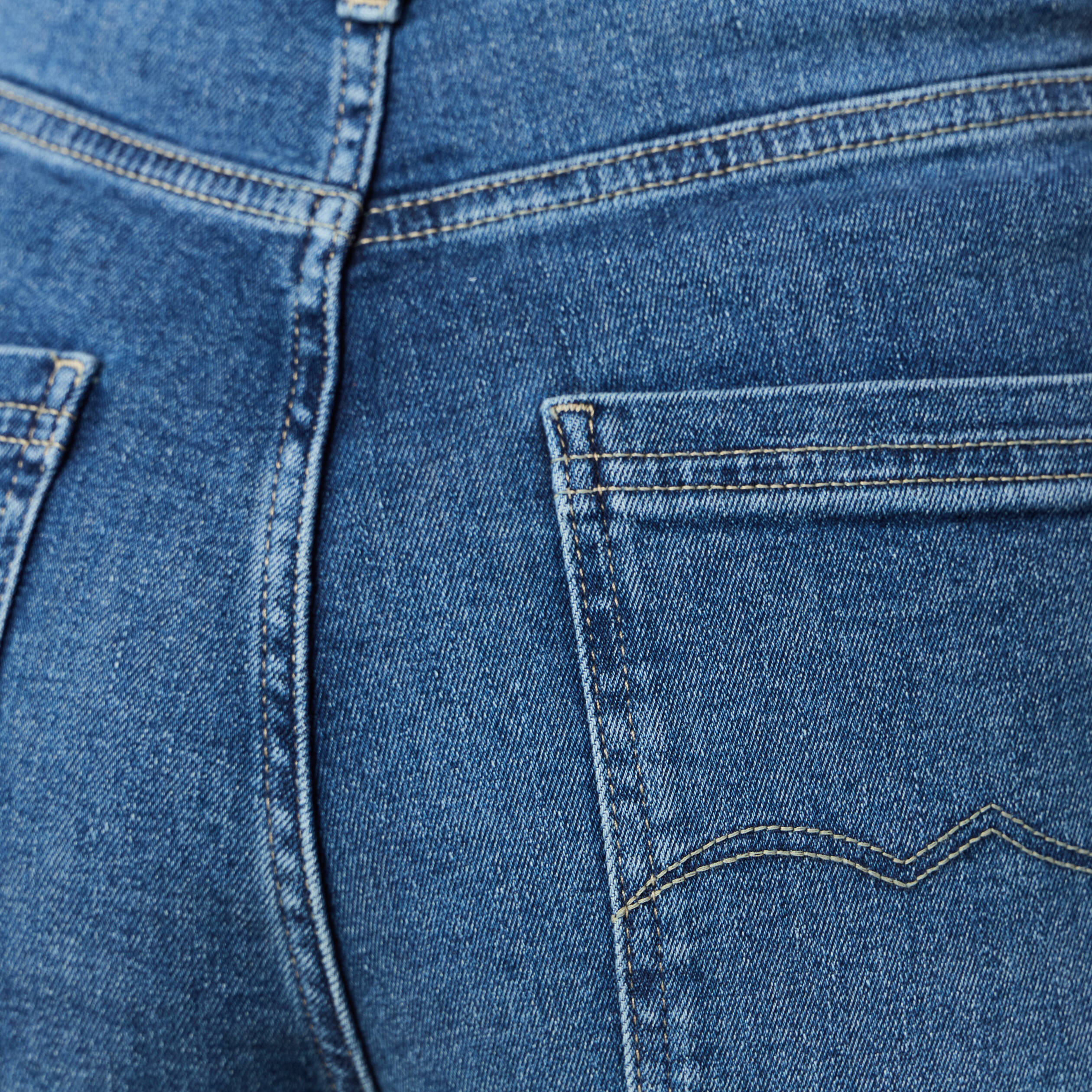 Jeans wide leg taille haute denim stone femme