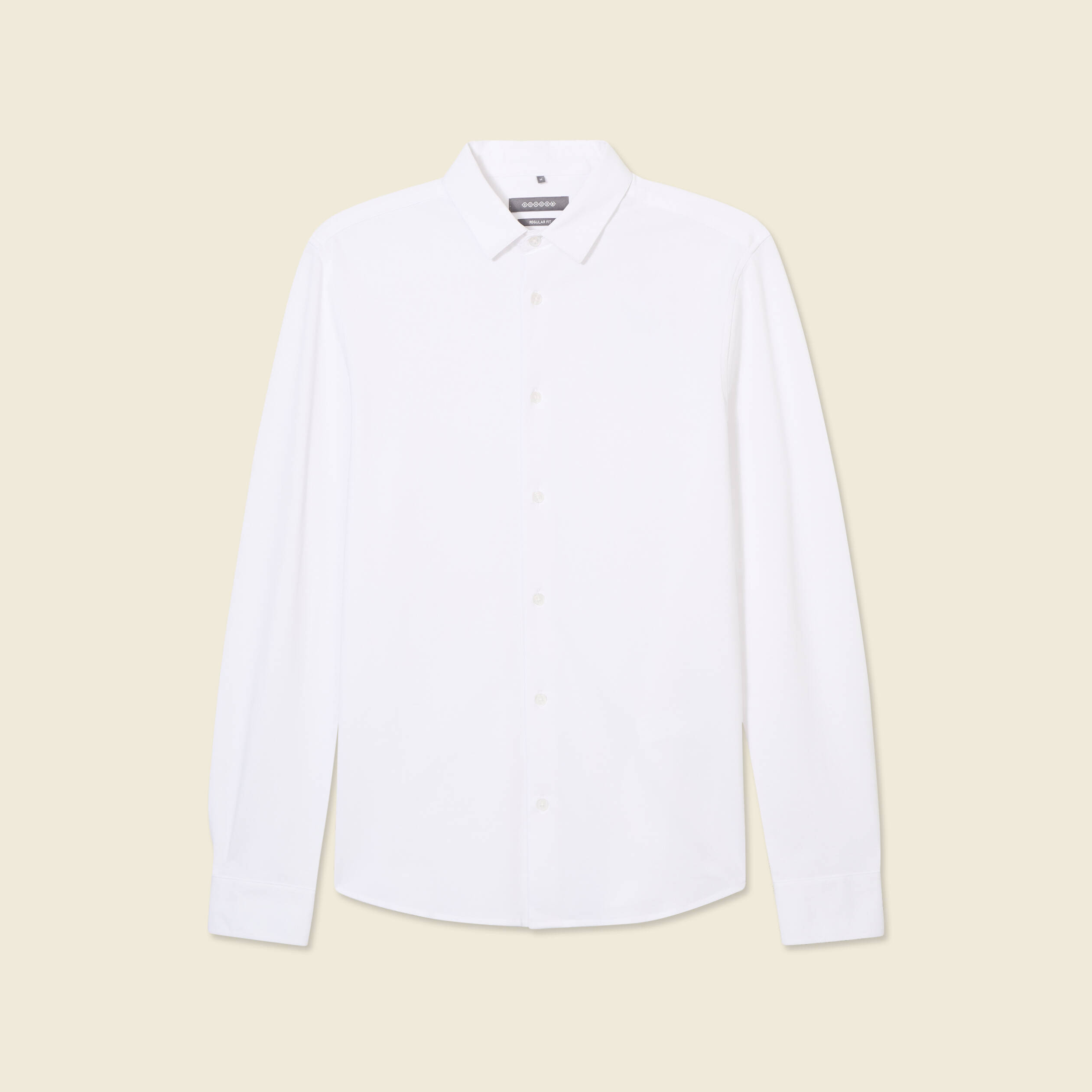 Chemise manches longues blanc homme