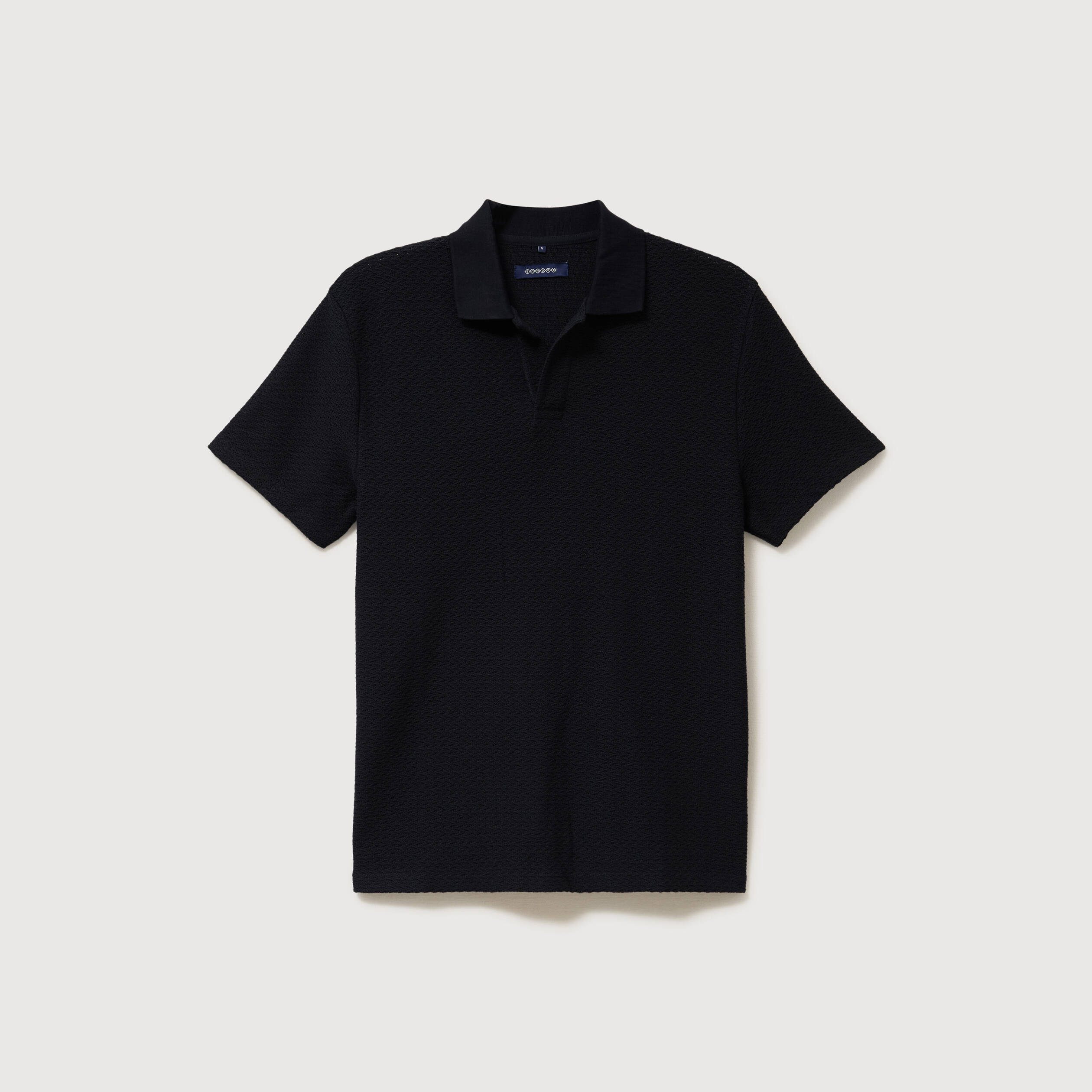Polo manches courtes noir homme