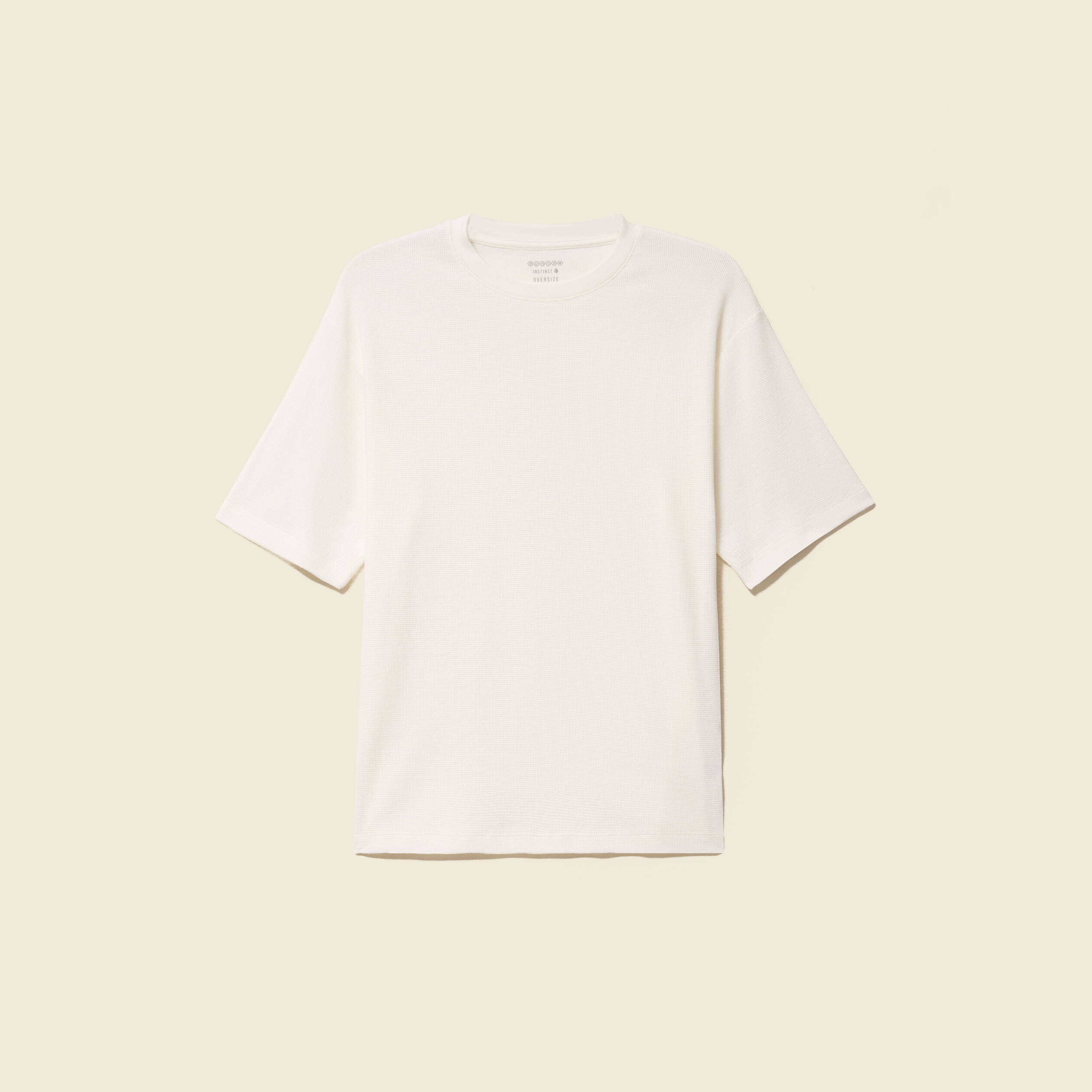 T-shirt en coton ecru homme