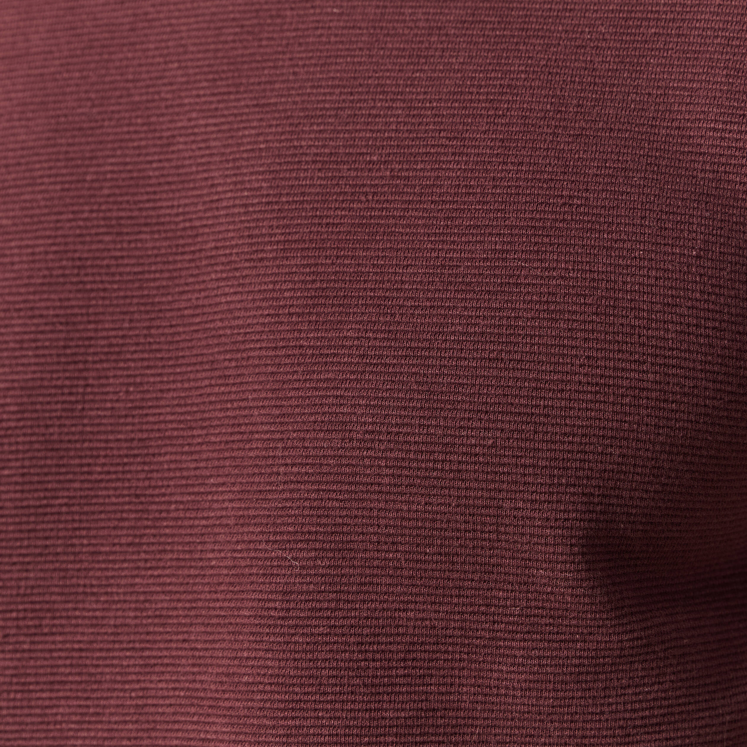T-shirt manches longues bordeaux homme