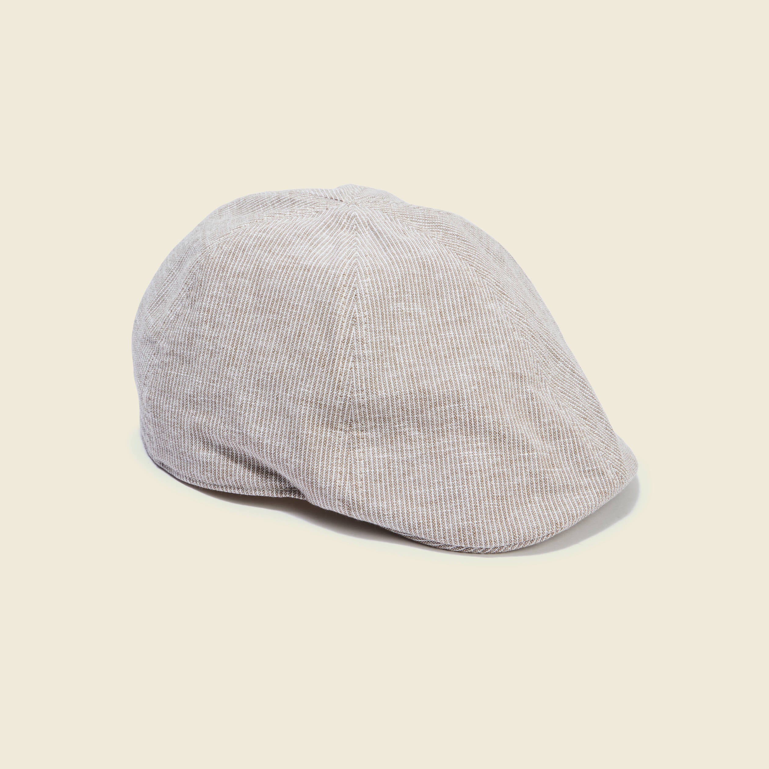 Casquette avec doublure beige fonce homme
