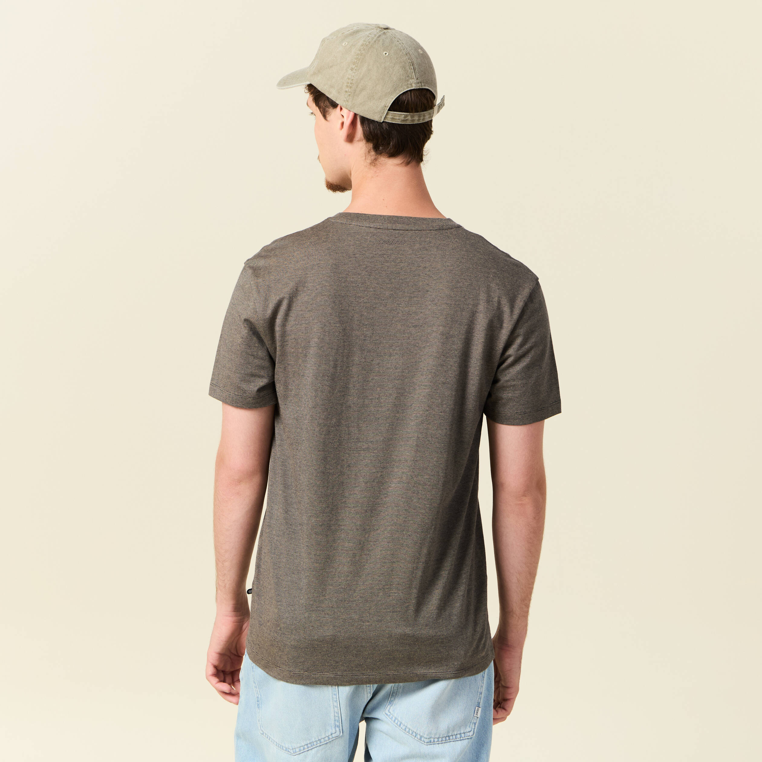 T-shirt manches courtes homme bleu marine homme