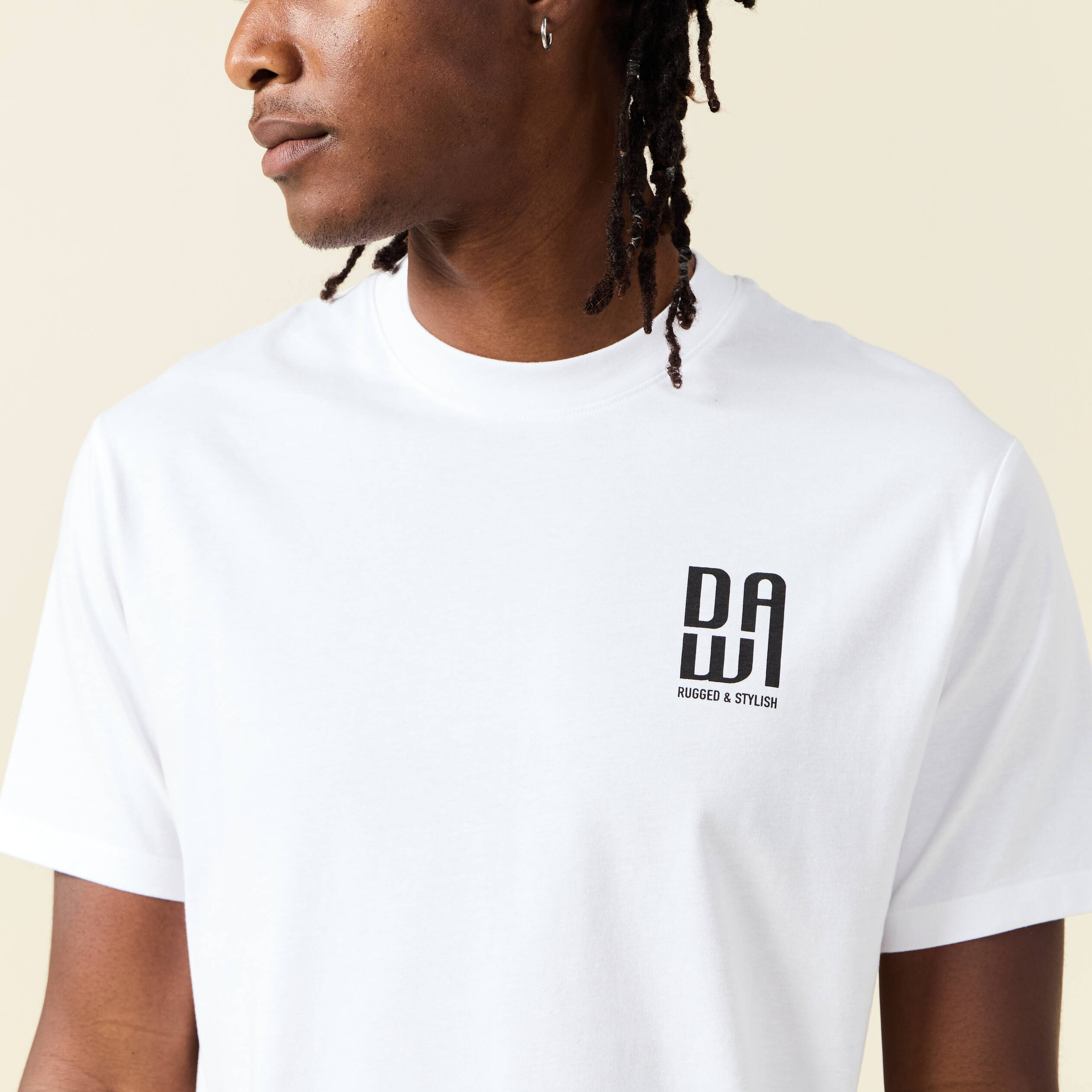 t shirt manches courtes blanc homme T-shirt manches courtes blanc homme