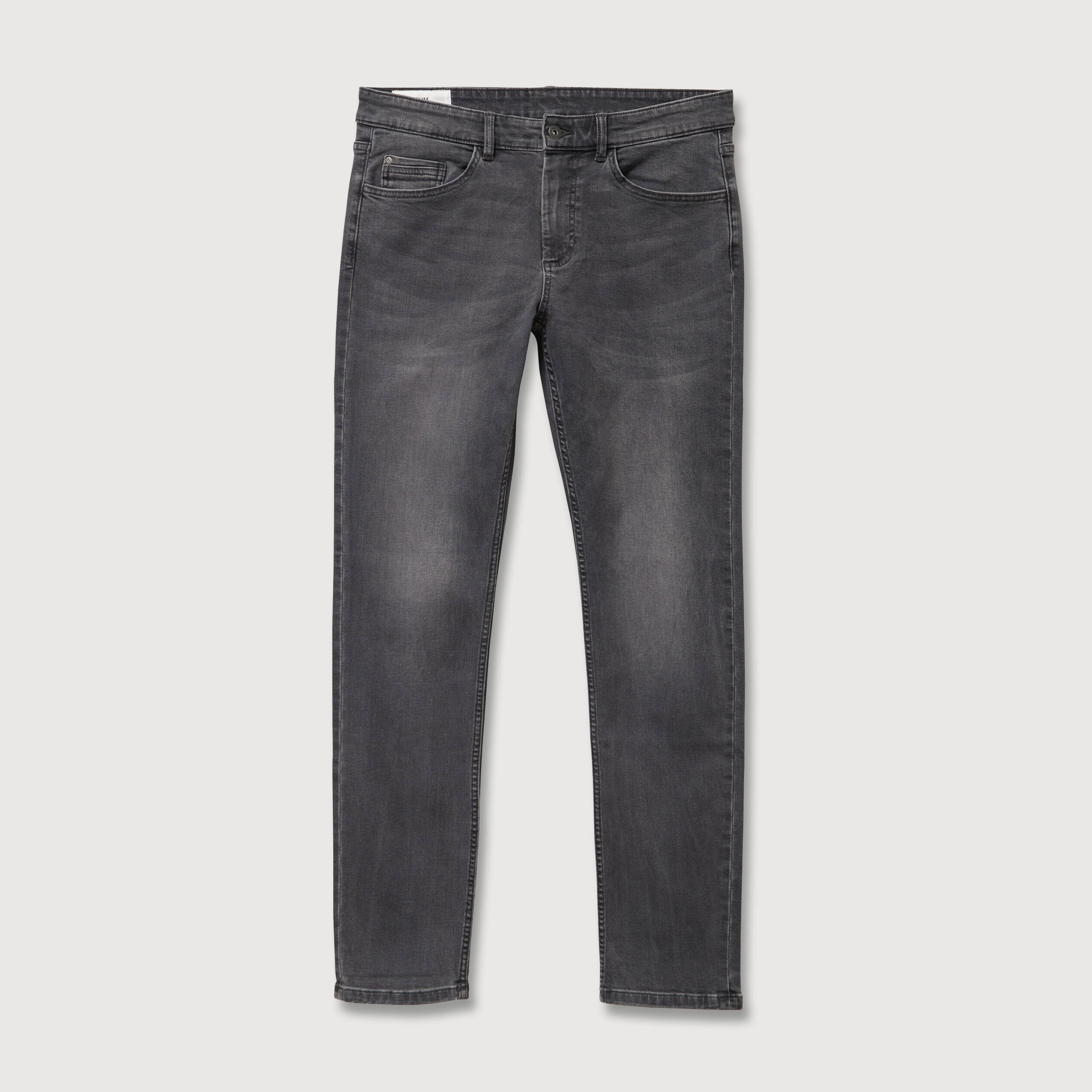 Jeans slim 5 poches longueur 32 denim gris homme