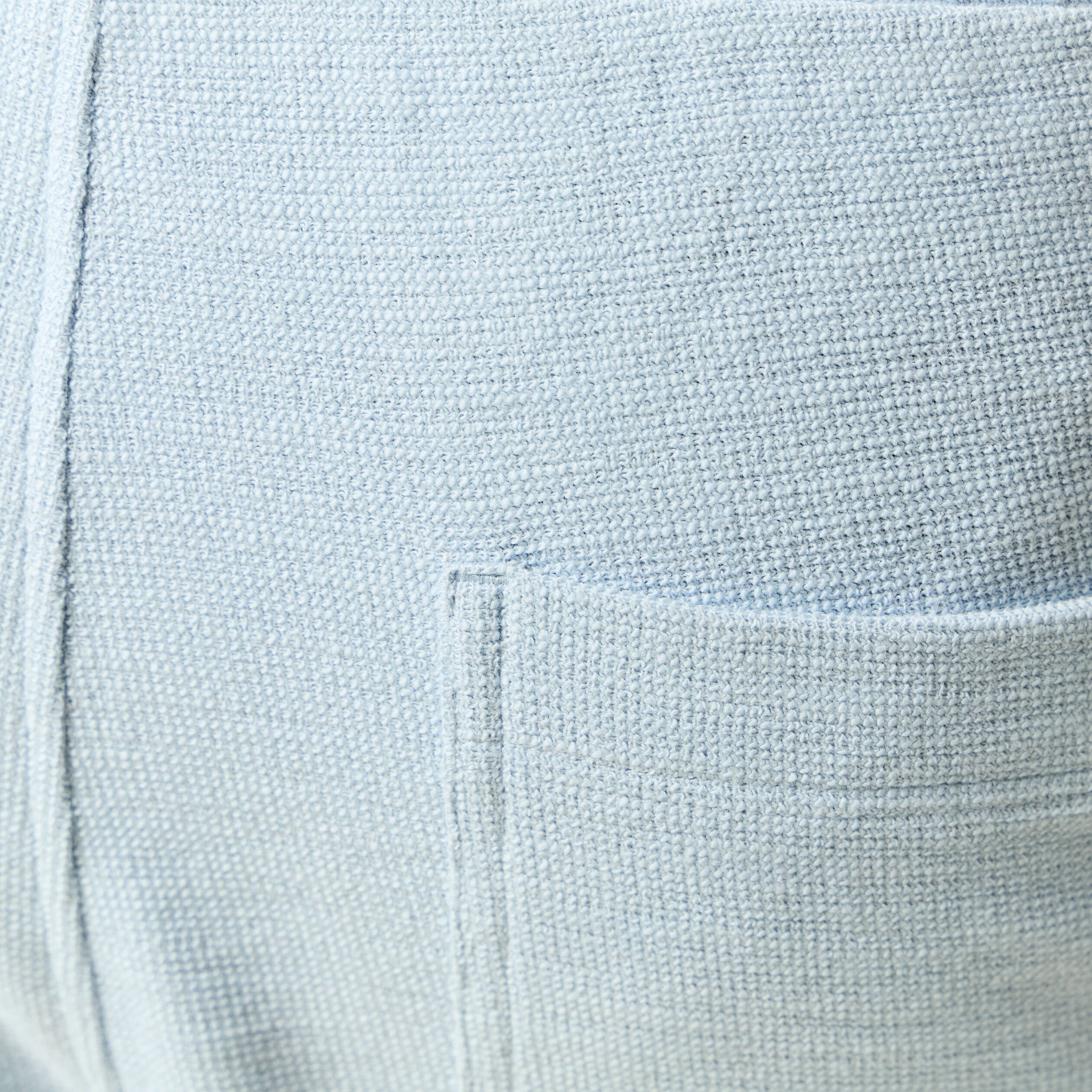 Short droit avec cordon bleu ciel homme