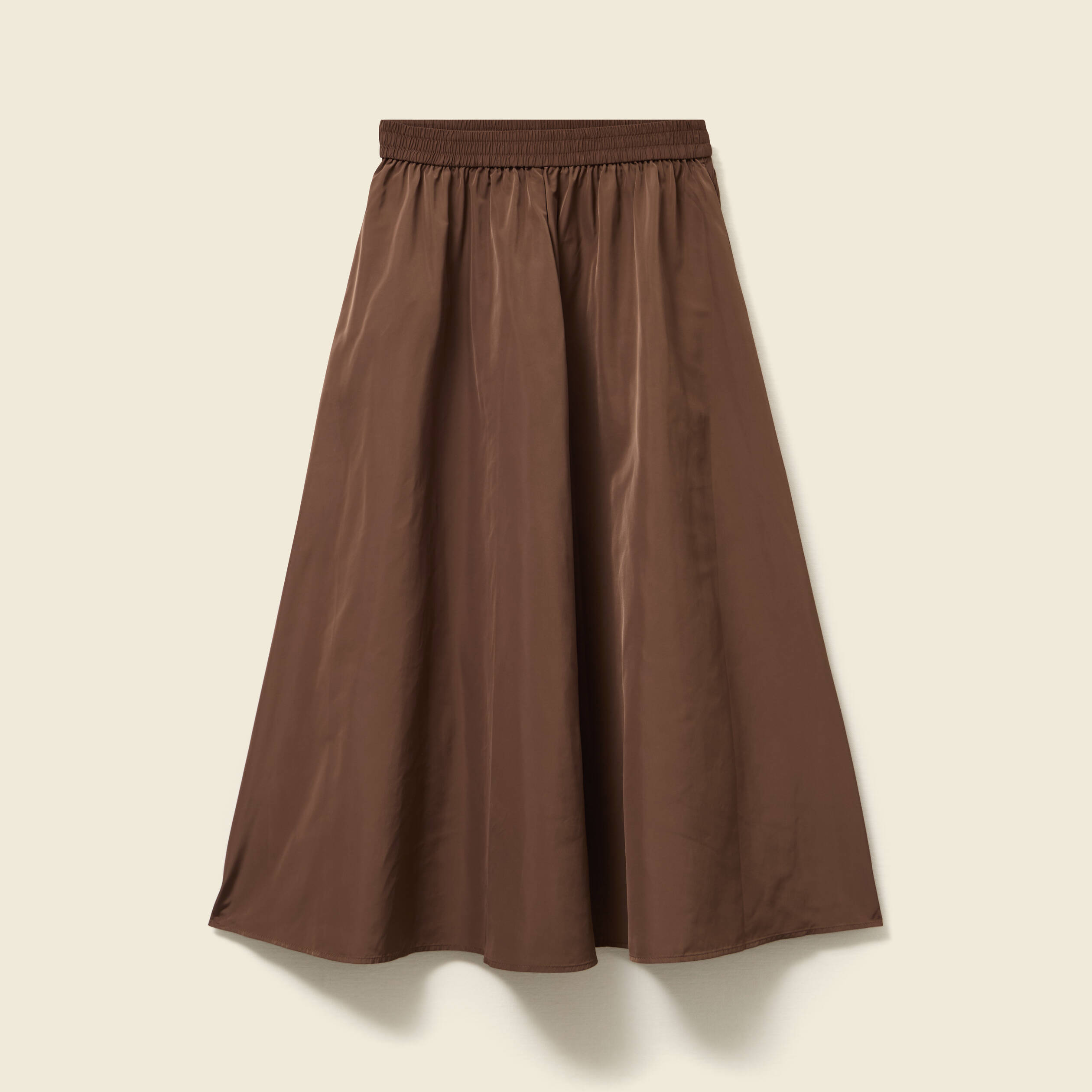 Jupe marron fonc&eacute; femme