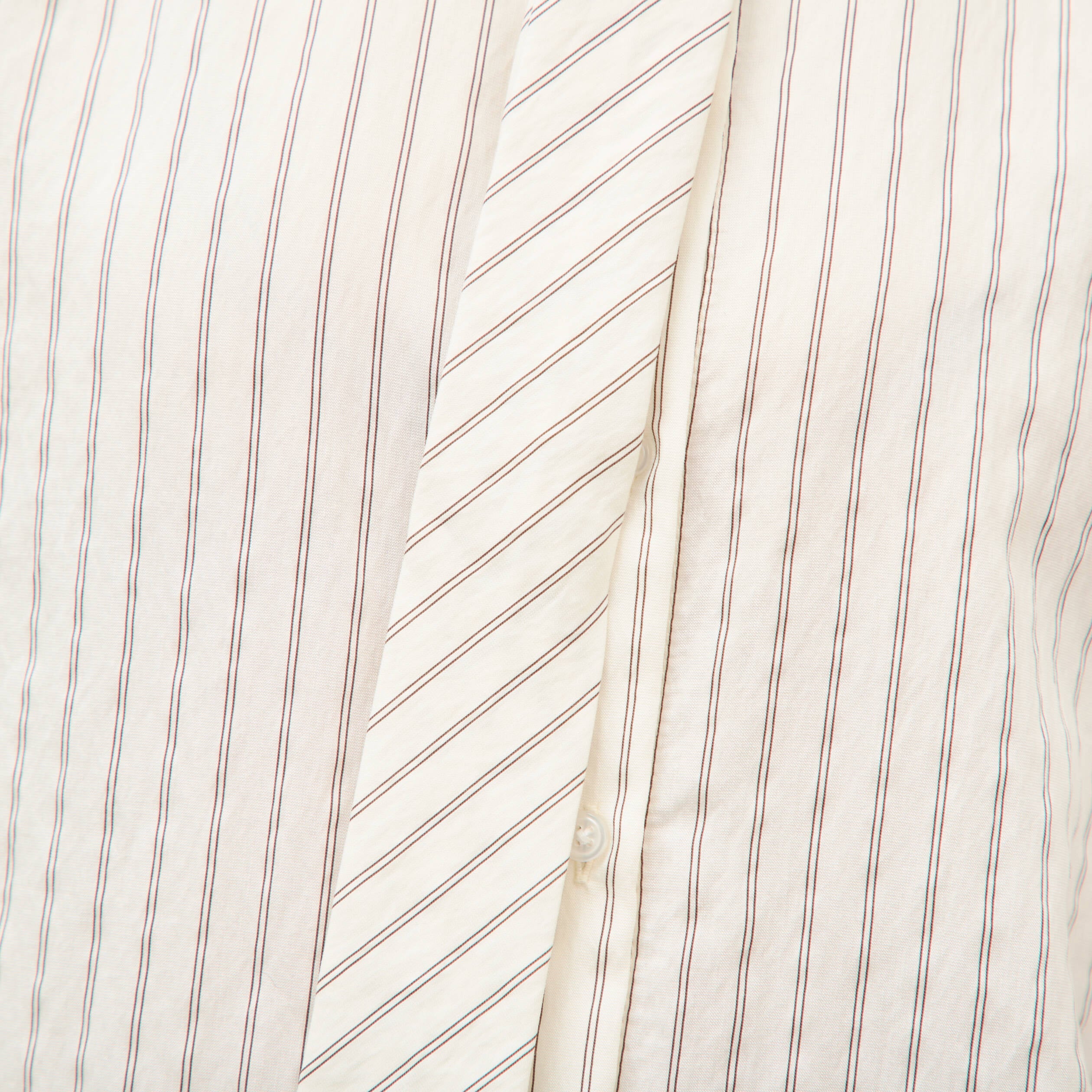 Chemise manches longues col am&eacute;ricain blanc femme
