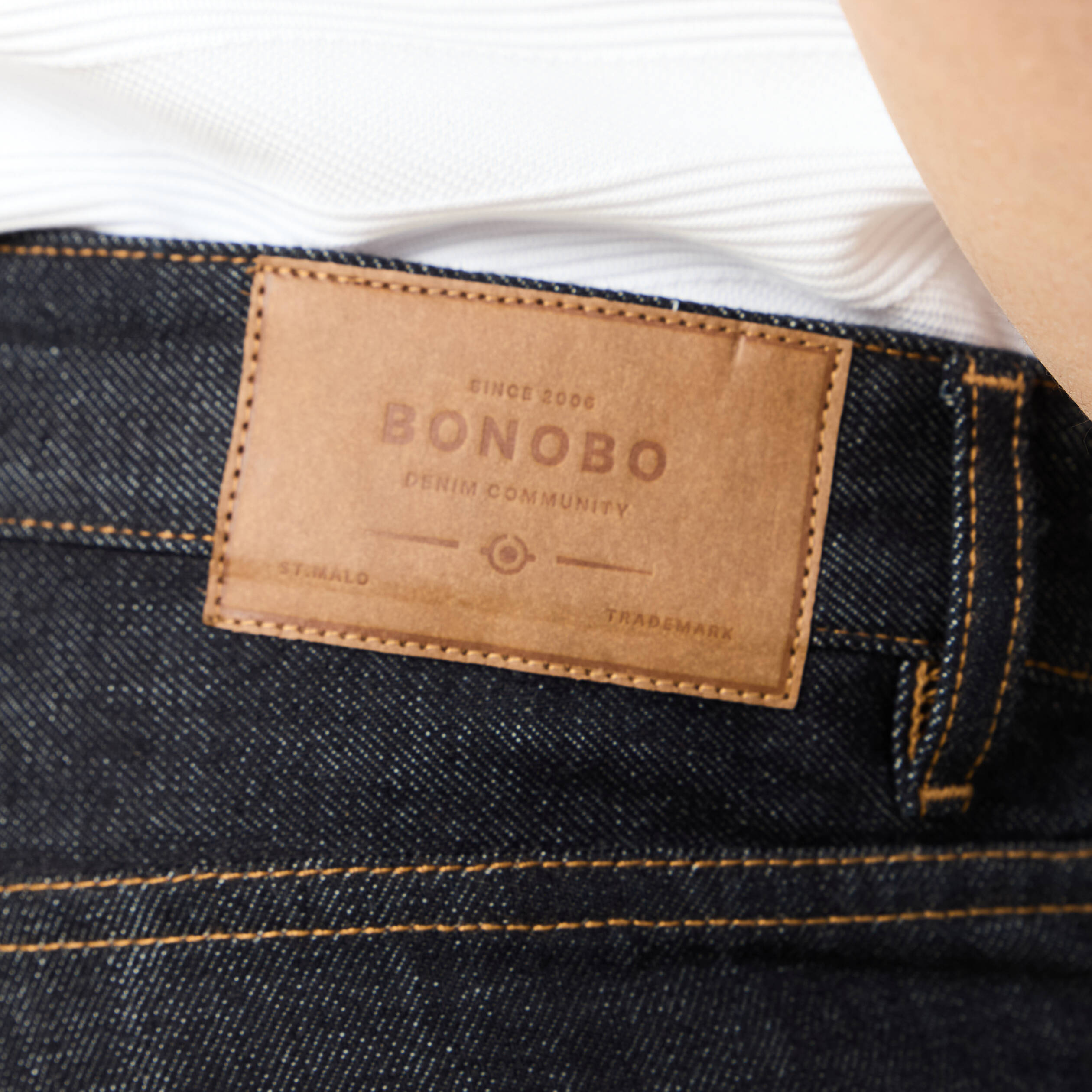 jeans regular 5 poches denim brut clean homme Jeans regular 5 poches denim brut clean homme