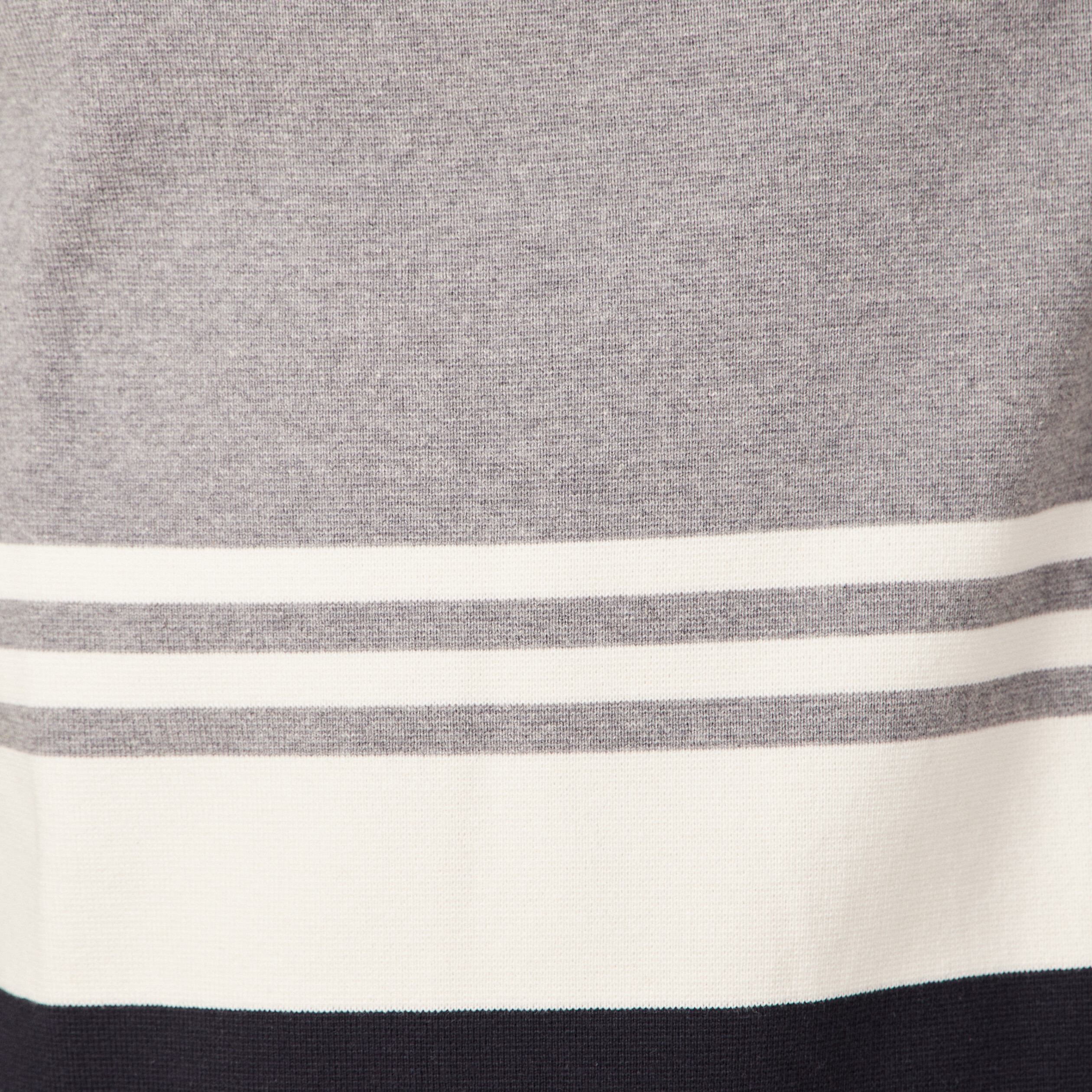 Pull col rond éco-resposnable gris foncé homme