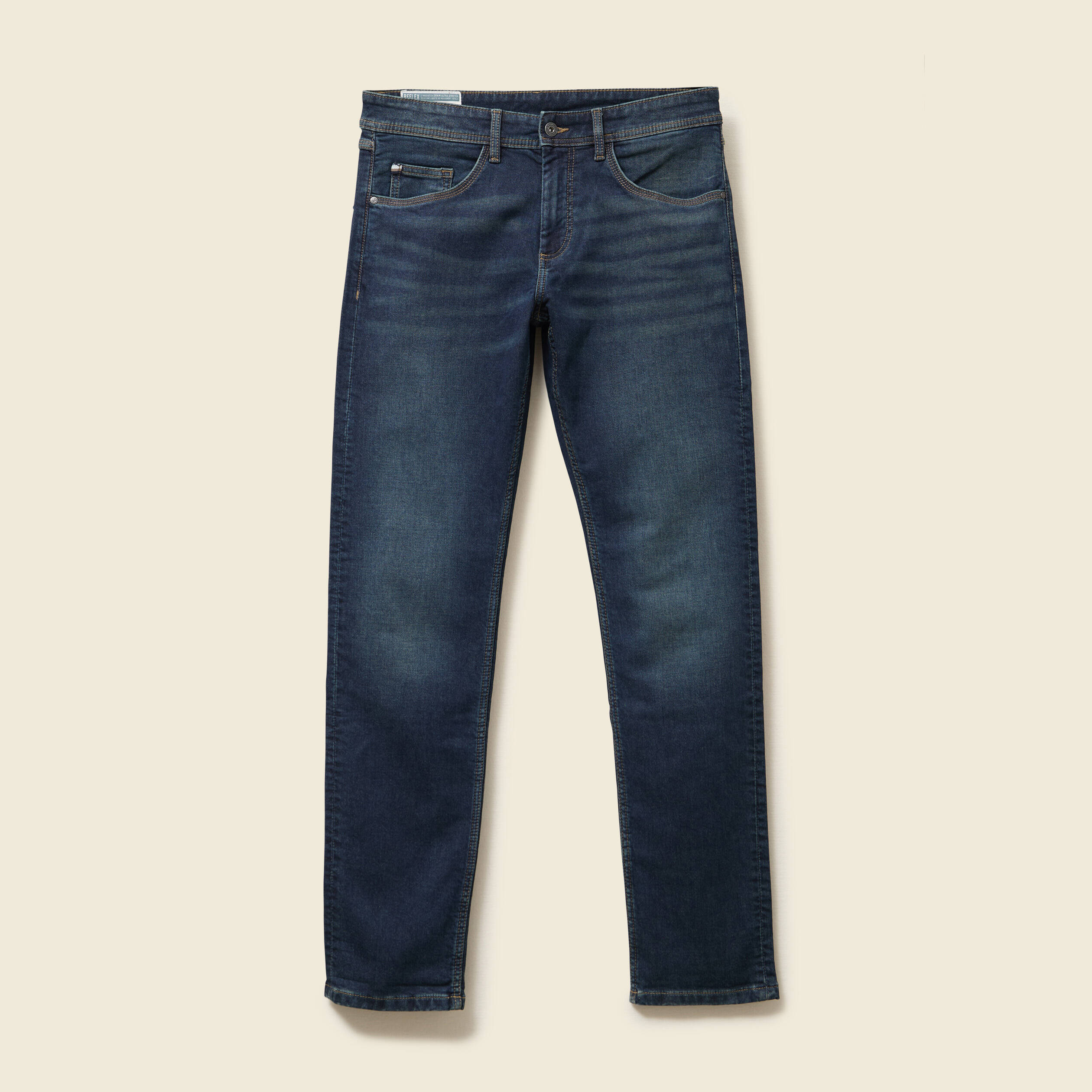 Jeans straight denim dirty homme