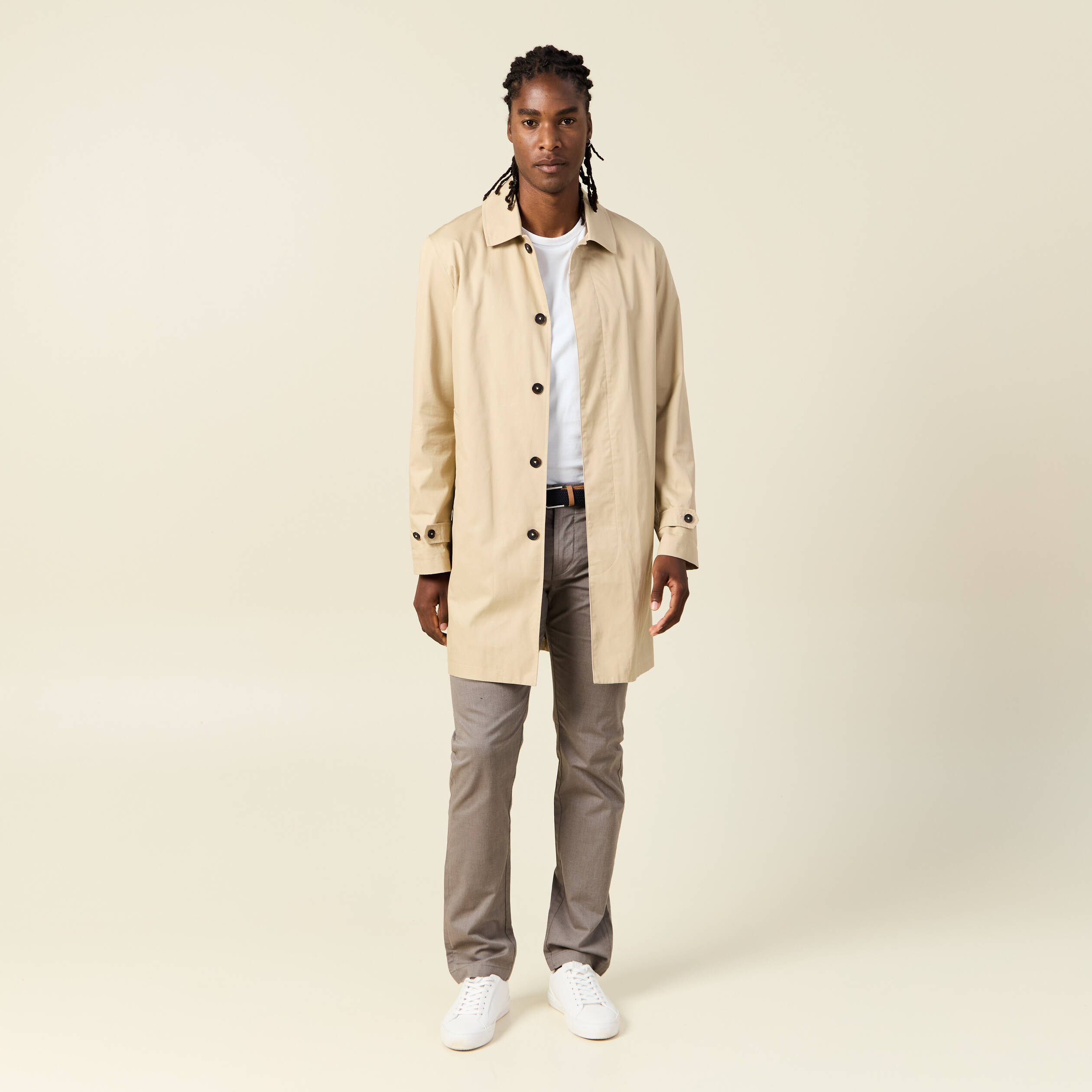 pantalon chino straight taupe homme Pantalon chino straight taupe homme