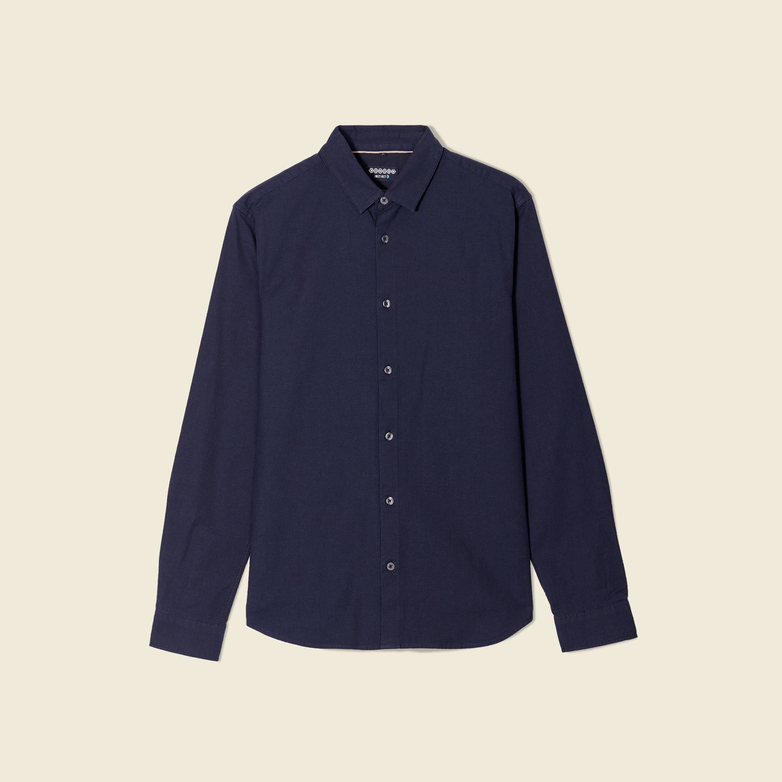 chemise eco responsable bleu fonce homme Chemise éco-responsable bleu foncé homme