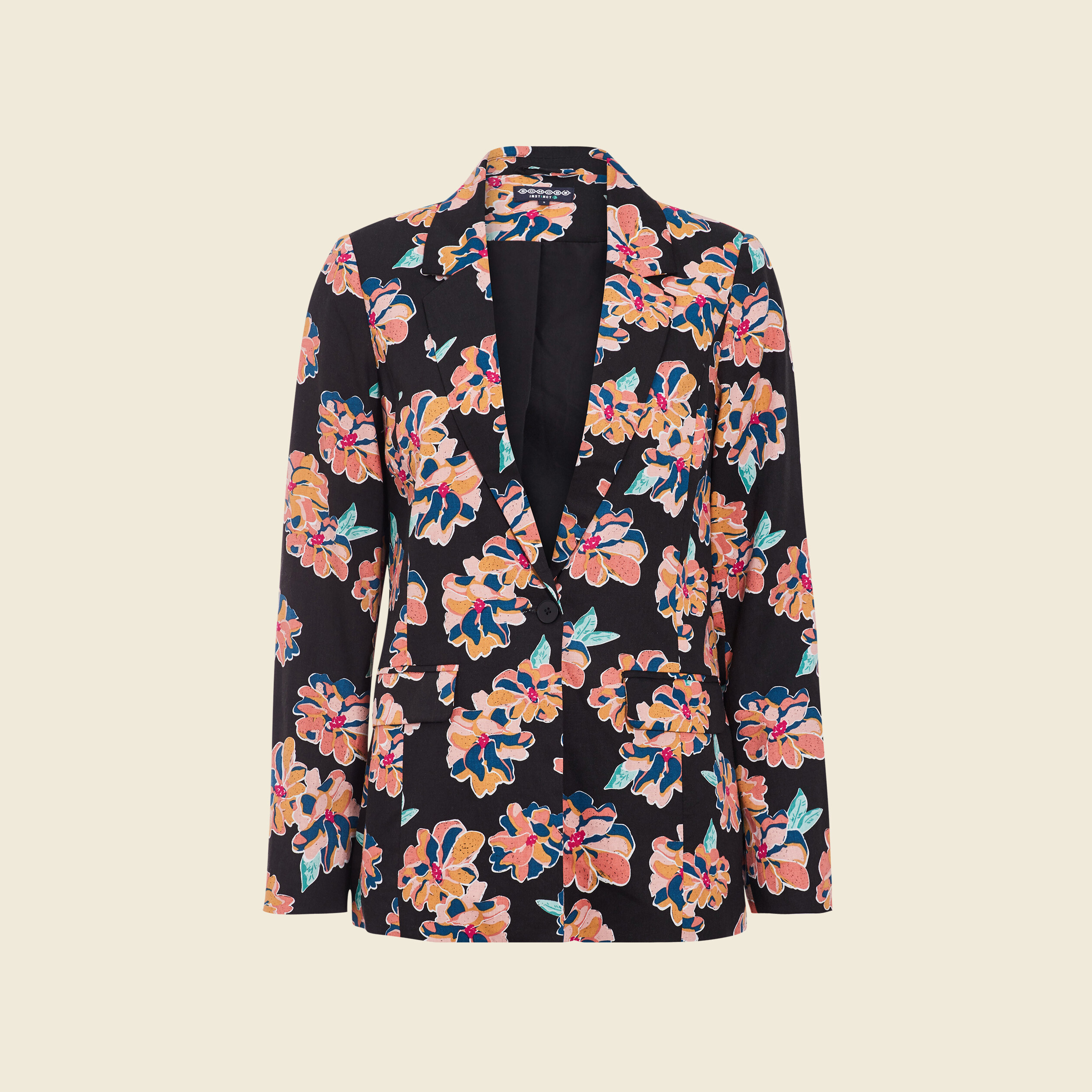veste esprit blazer droite noir femme Veste esprit blazer droite noir femme