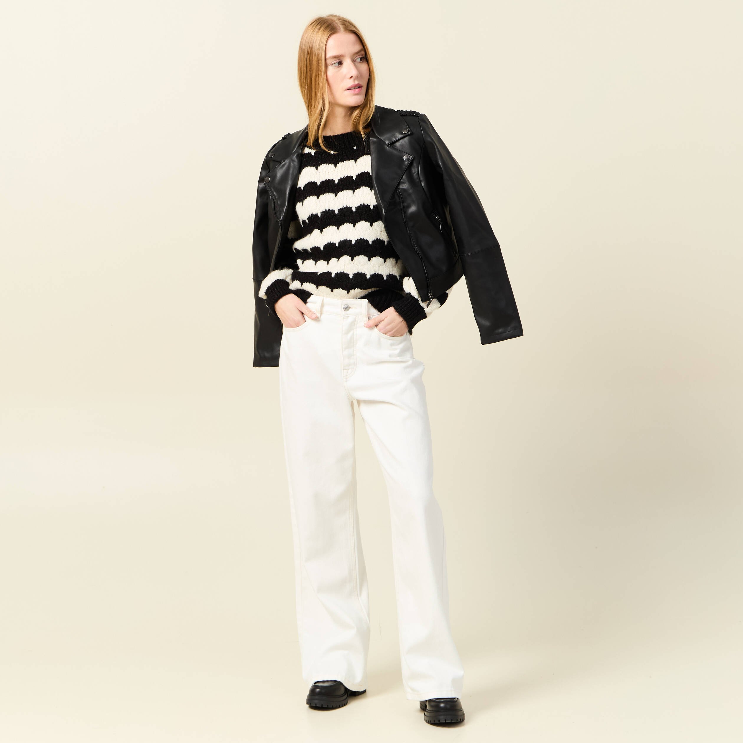 pull manches longues noir femme Pull manches longues noir femme