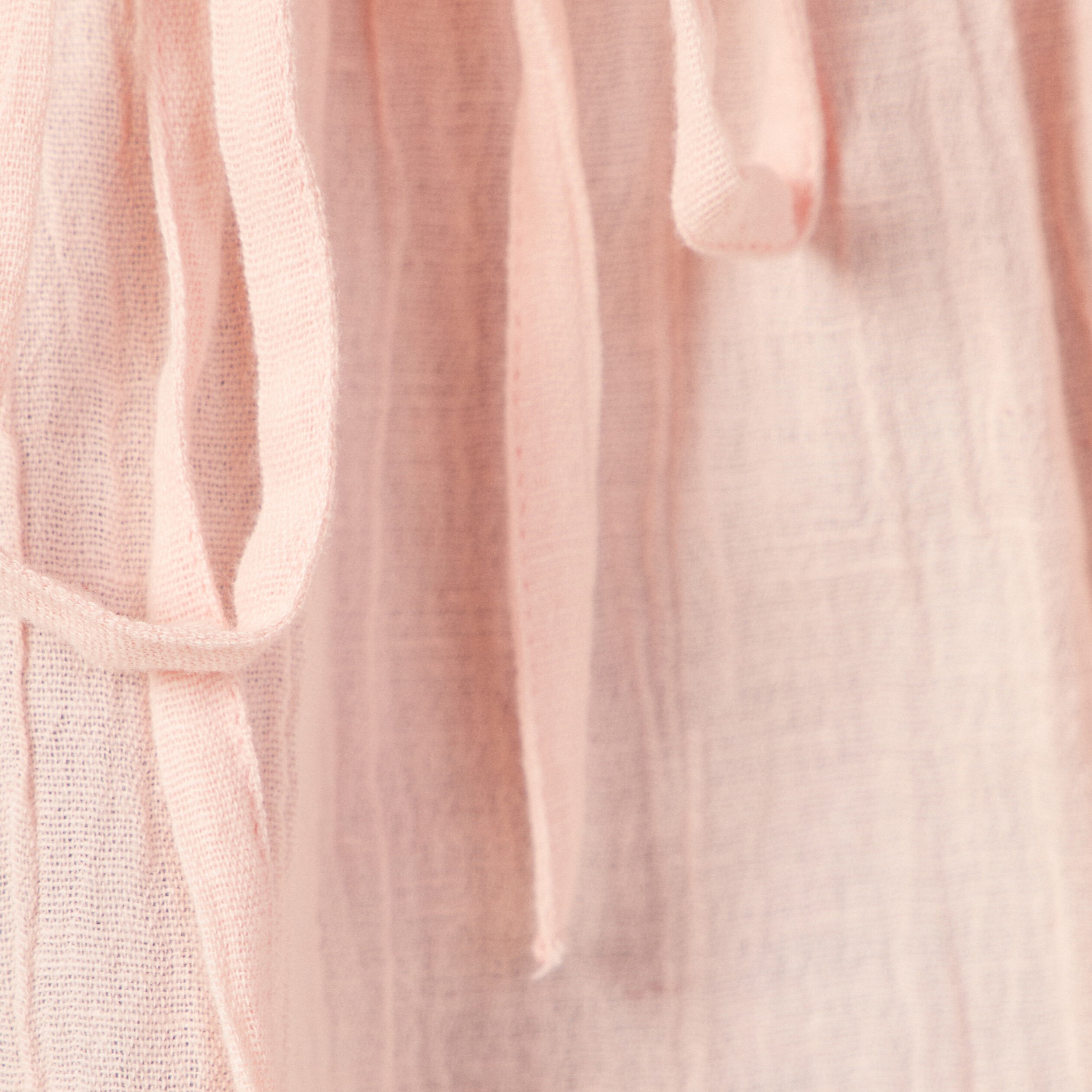 Blouse bretelles larges rose clair femme