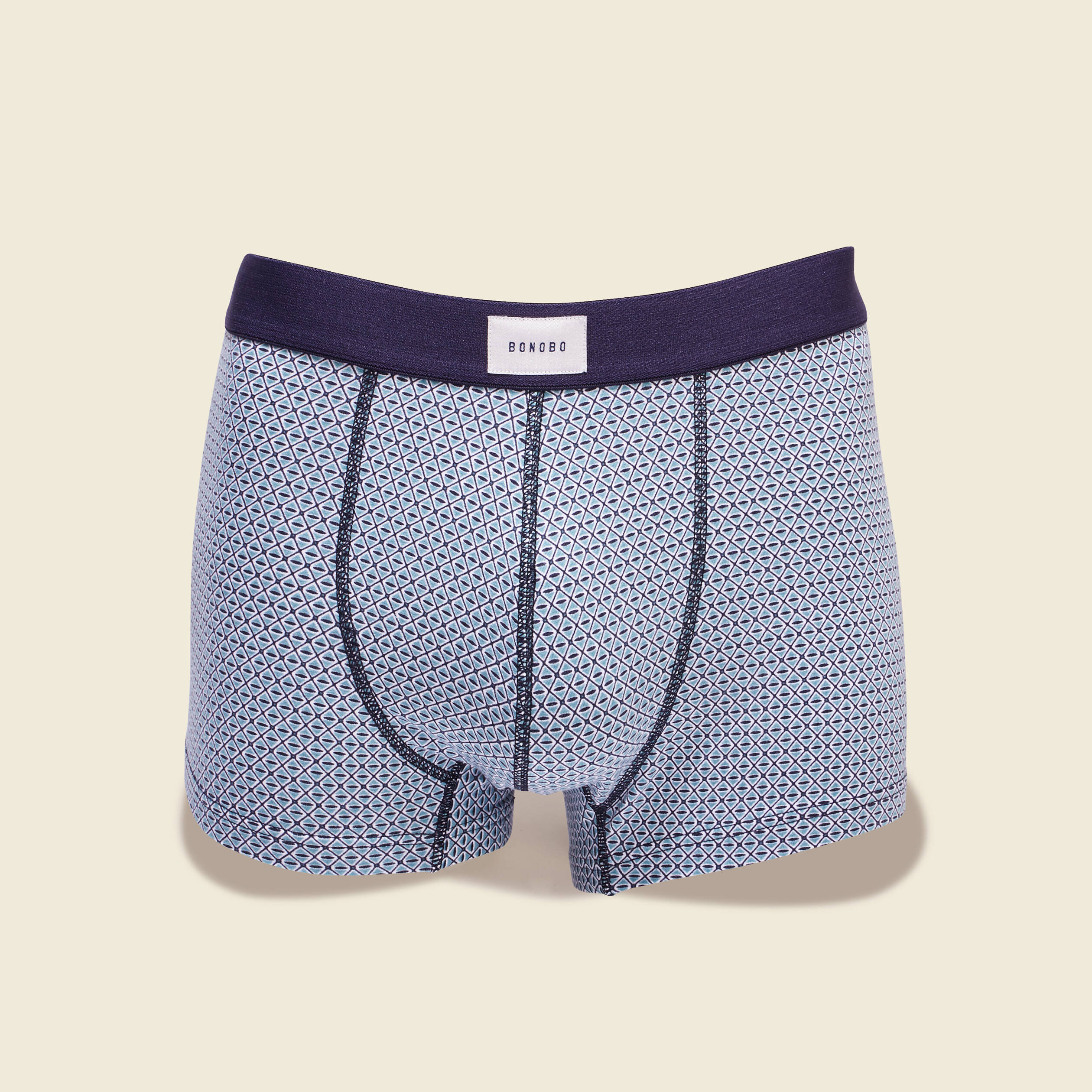 Lot 2 boxers bleu gris homme