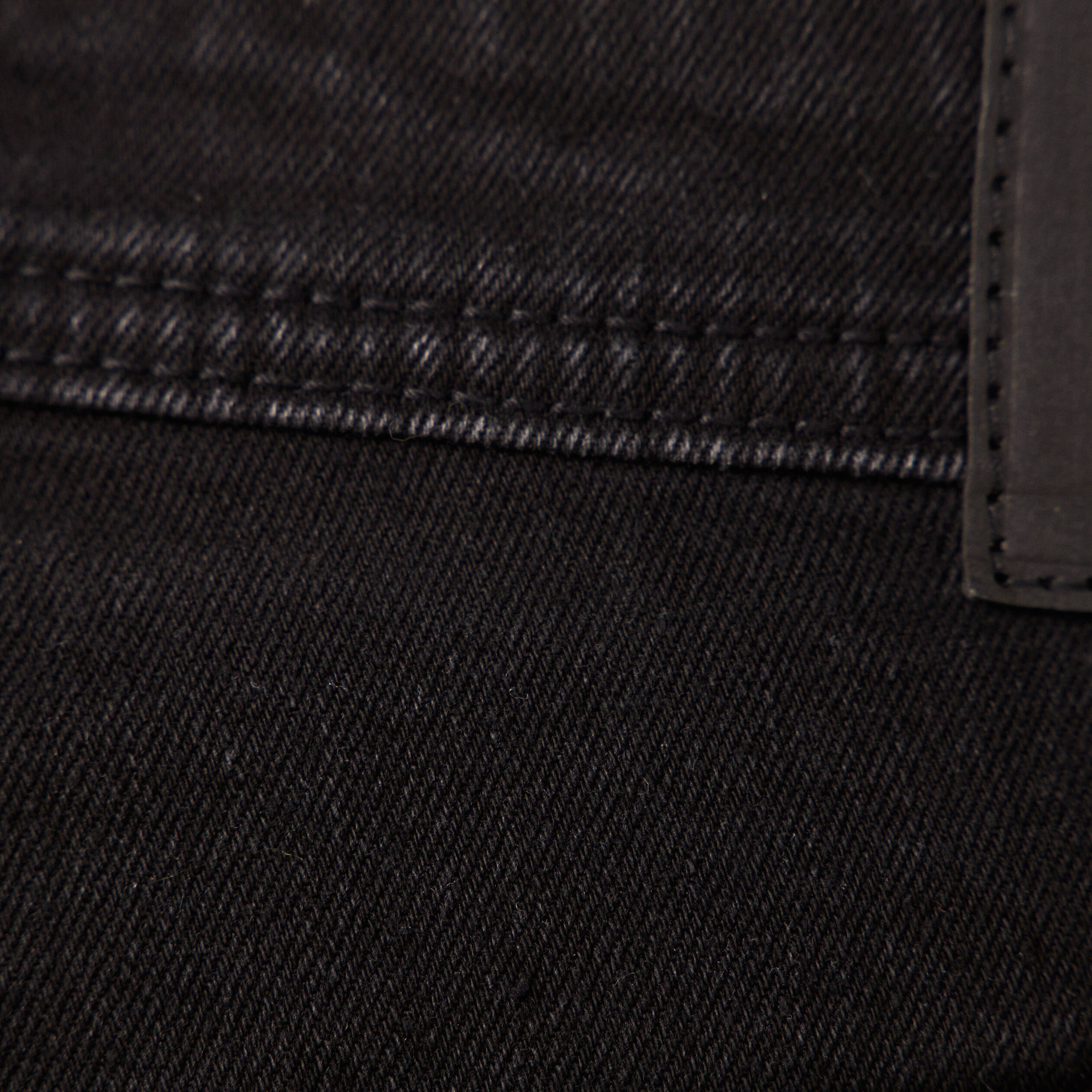 Jeans tapered 5 poches denim noir homme