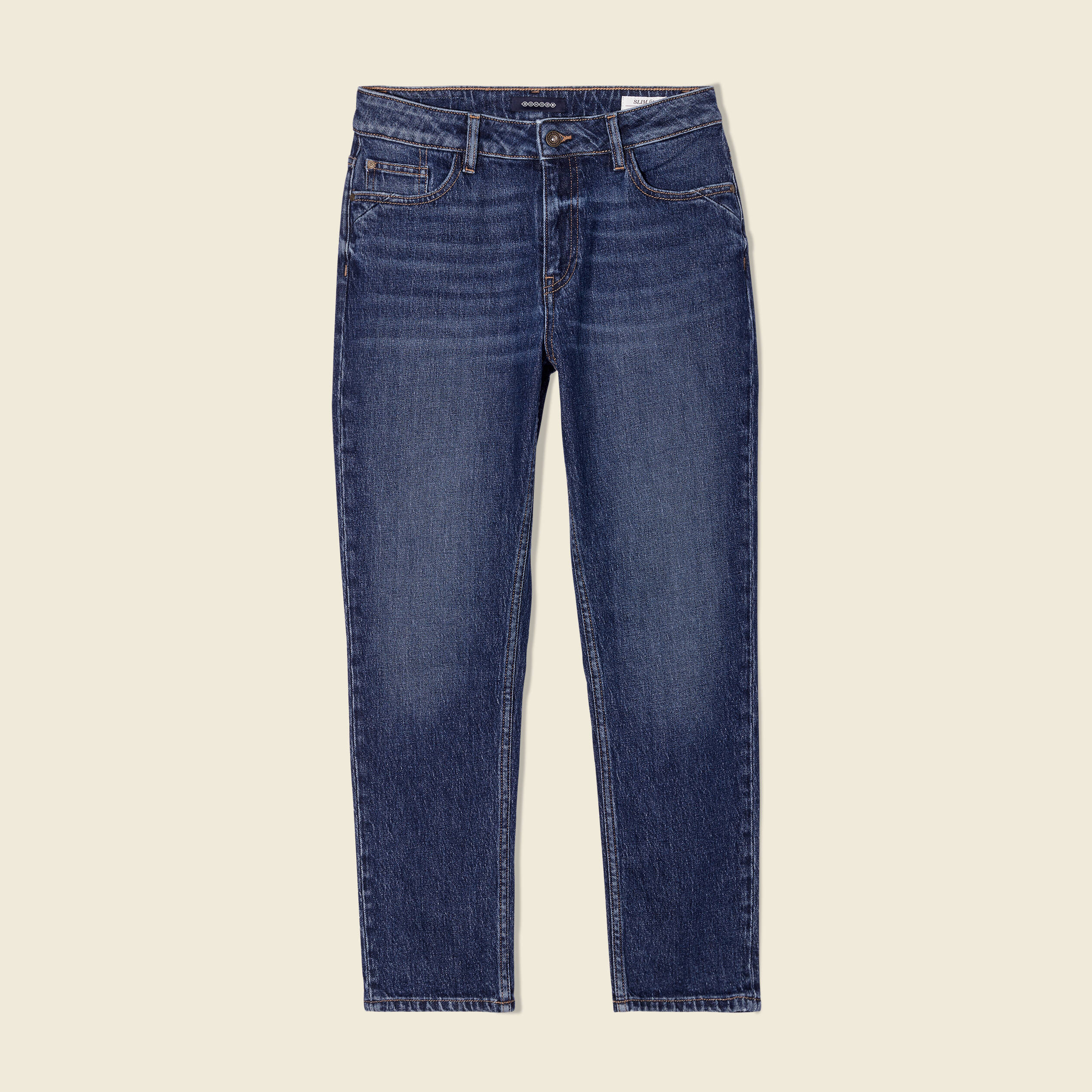 Jeans slim 7 8eme denim brut femme Vibs