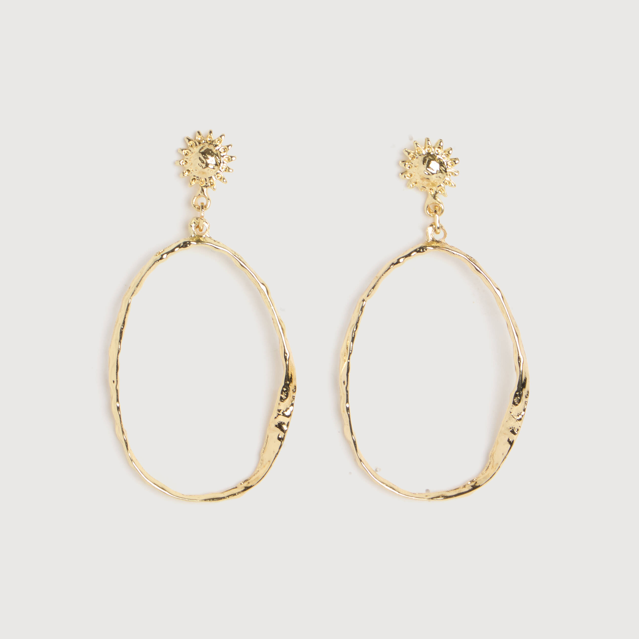 Boucles d'oreilles couleur or femme