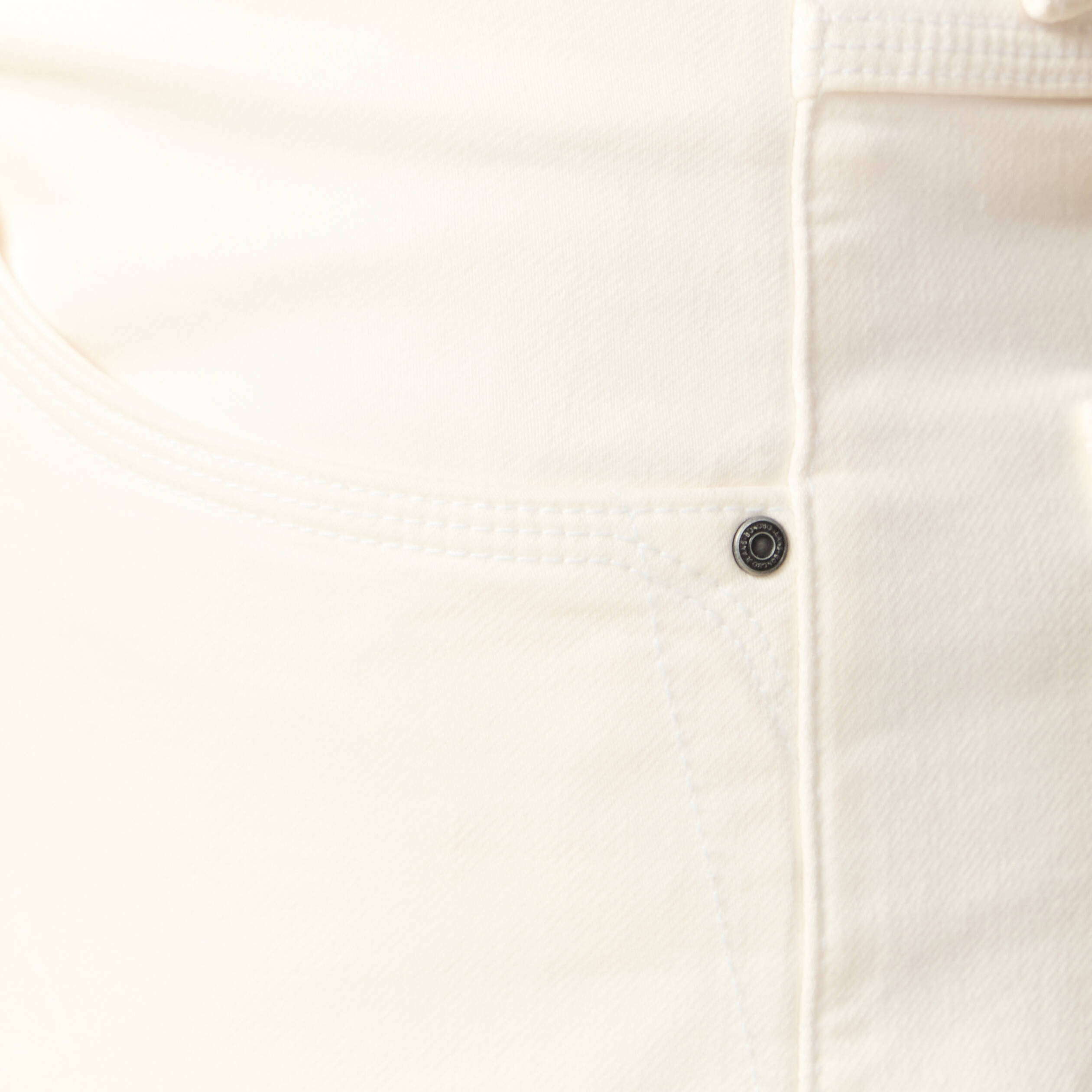 Jeans straight homme used L34 denim blanc homme
